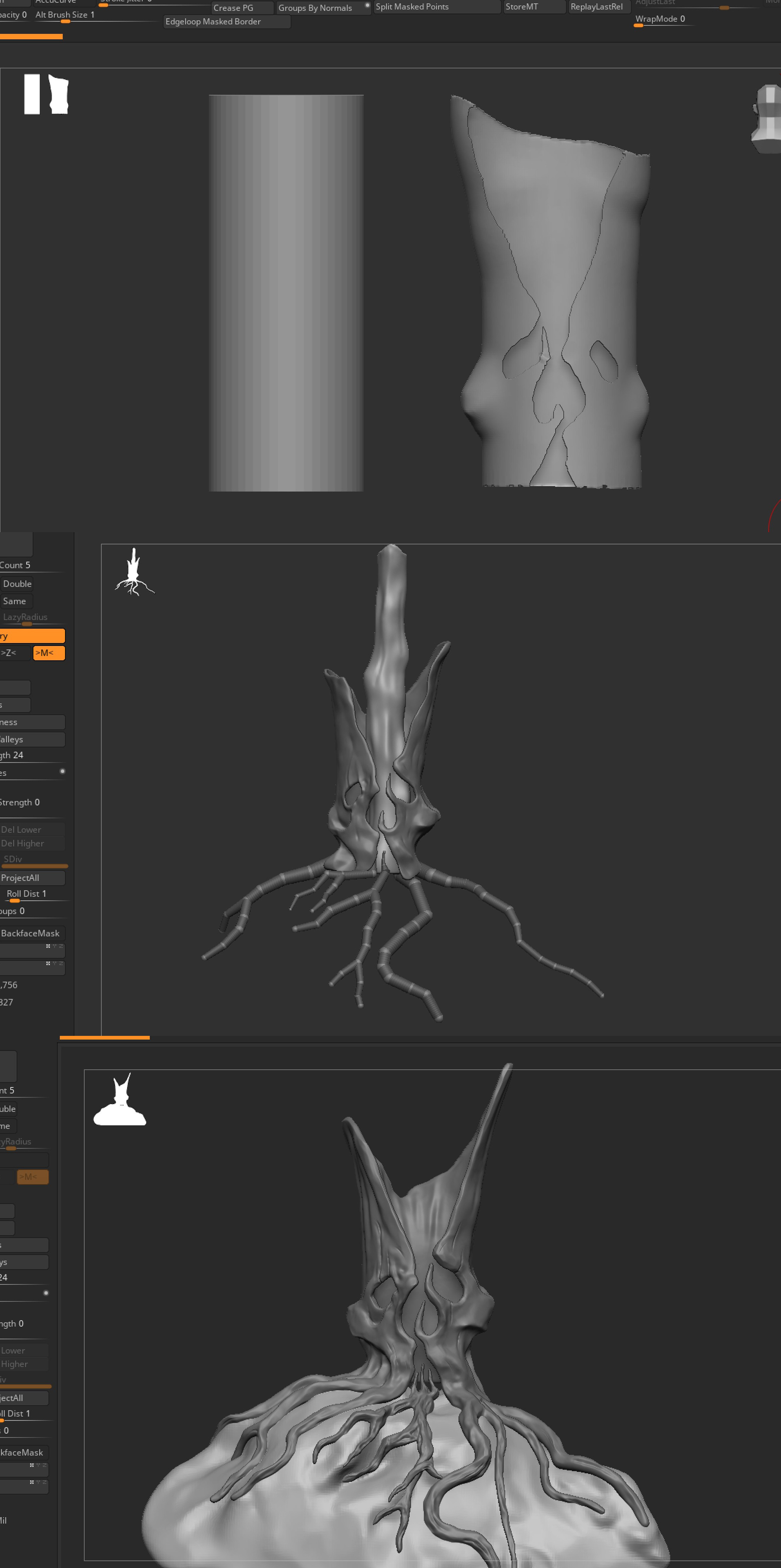 Sculpt in Zbrush