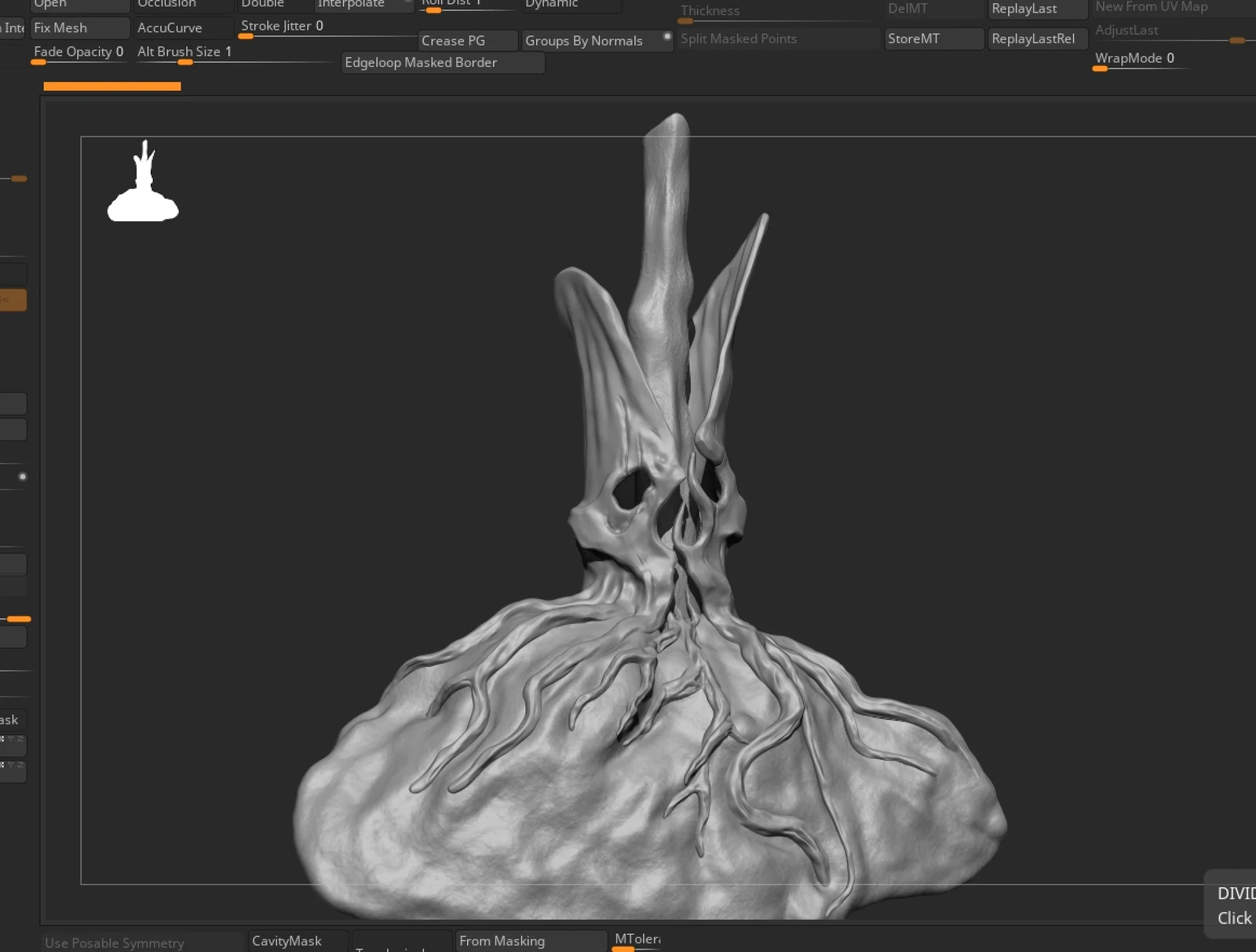 Sculpt in Zbrush