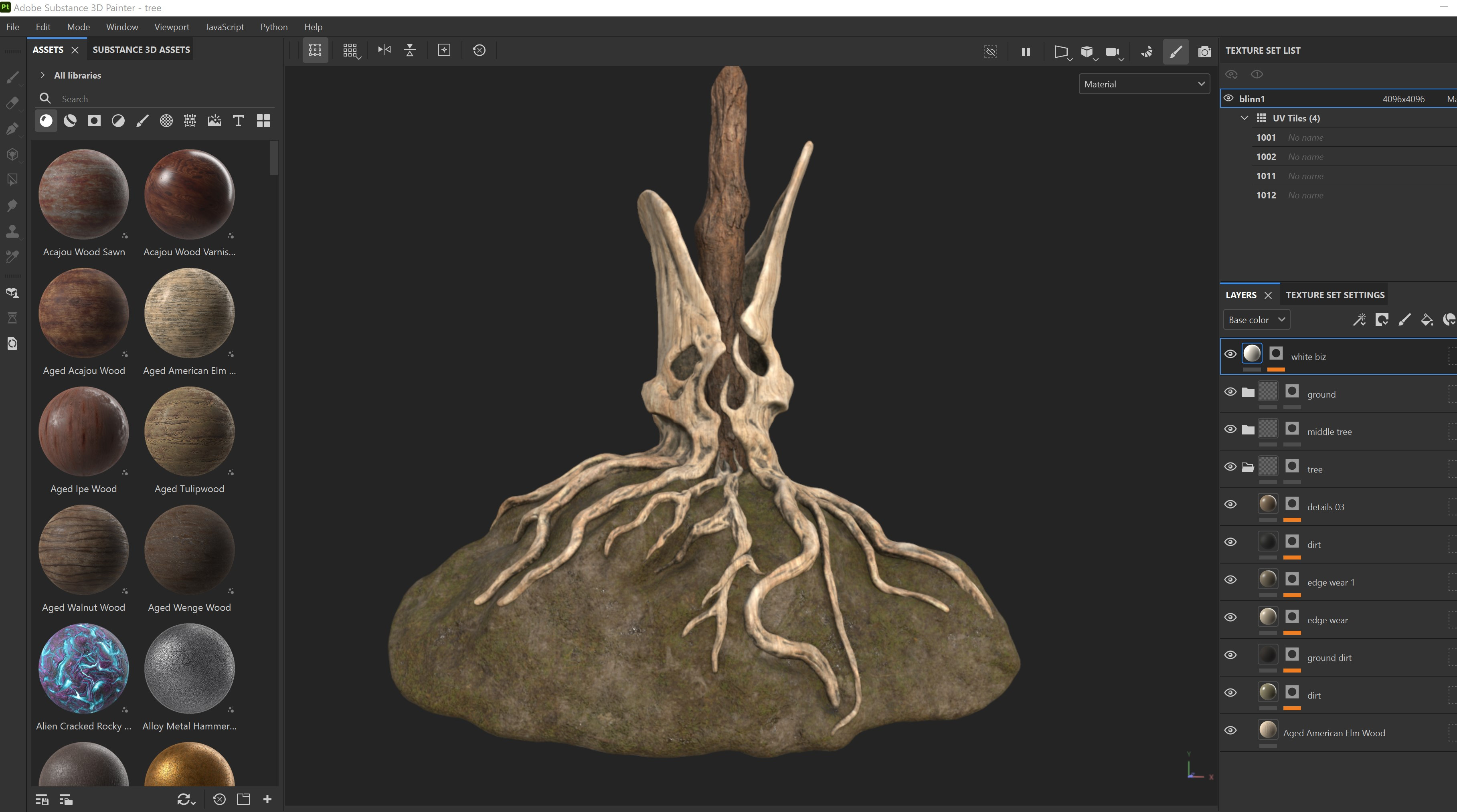 Texturing in Substance 3d Painter