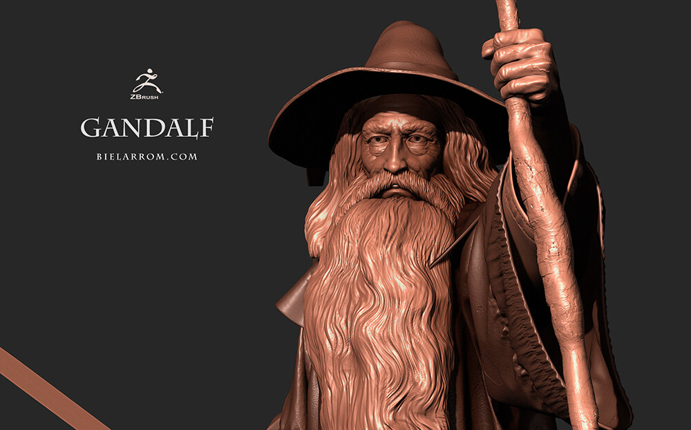 Gandalf - 3D Model (ZBrush)