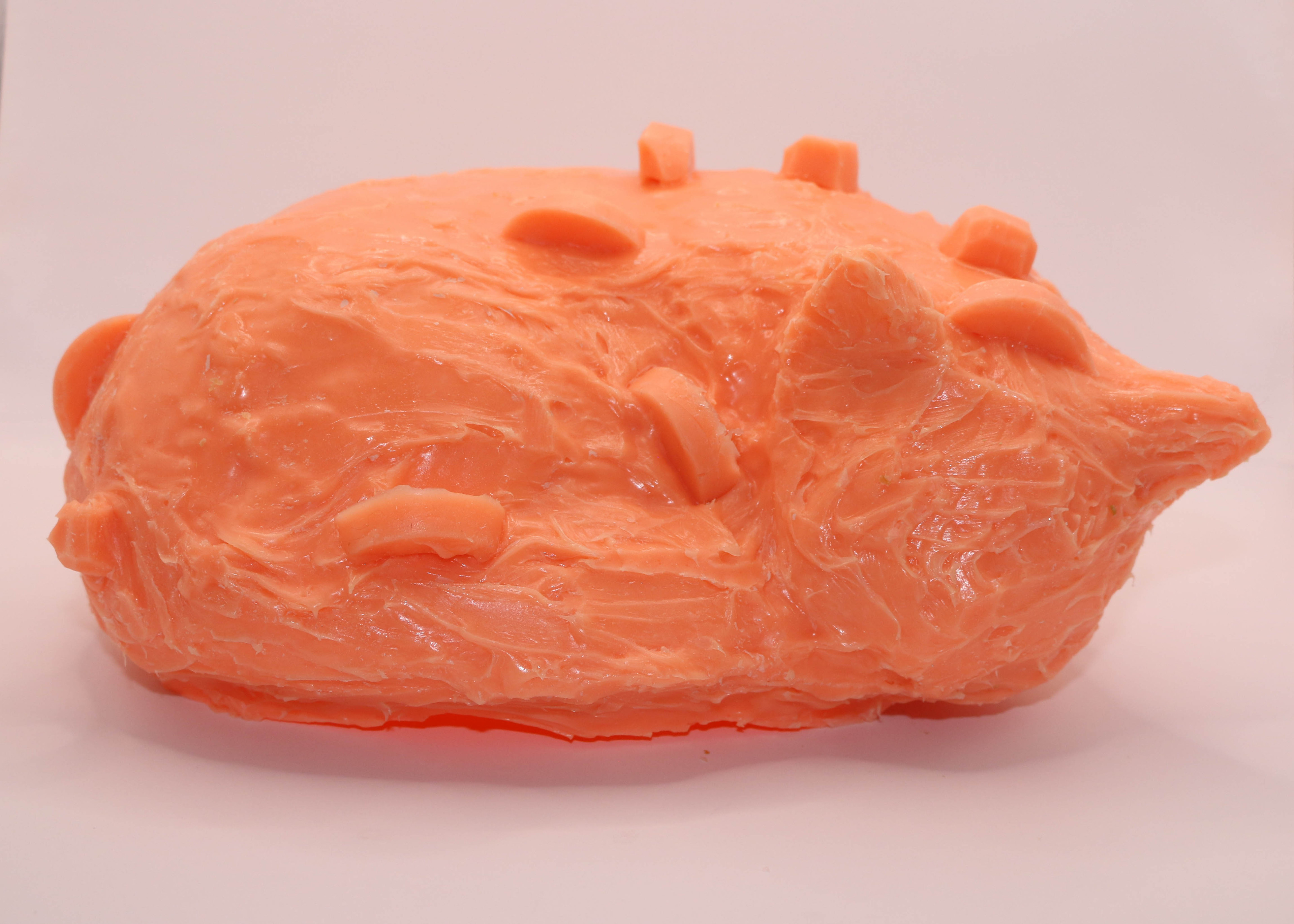 The finished and trimmed silicone mold jacket. 