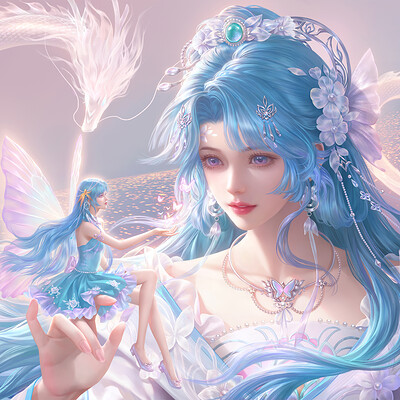 ArtStation - 王者荣耀貂蝉同人