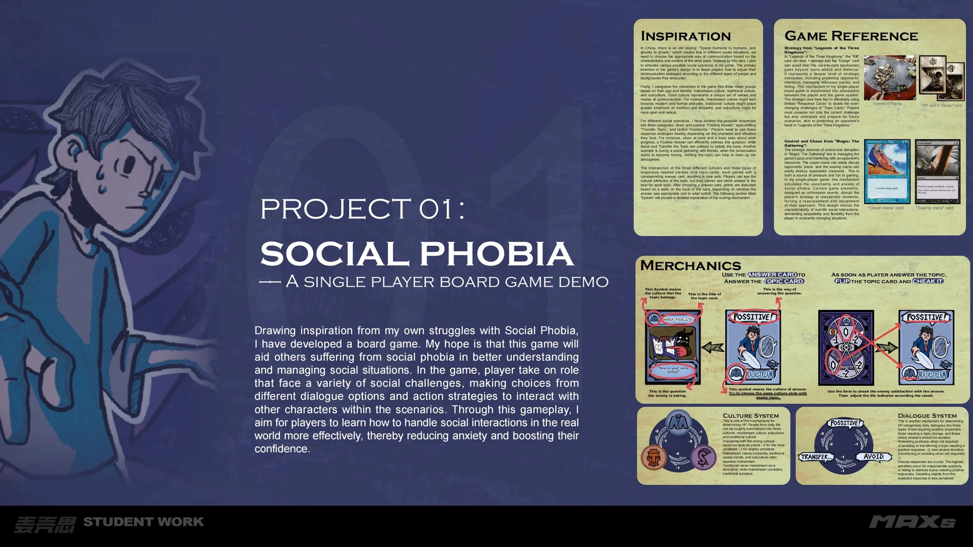 Game Design: Social Phobia | MAXs Student Work 2024 — 8