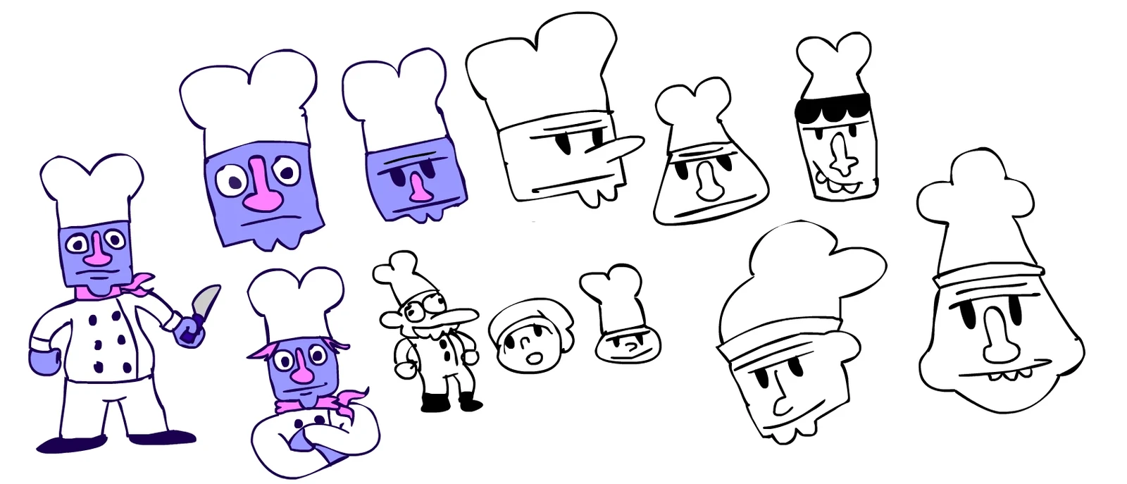 Concept art for the main playable character.