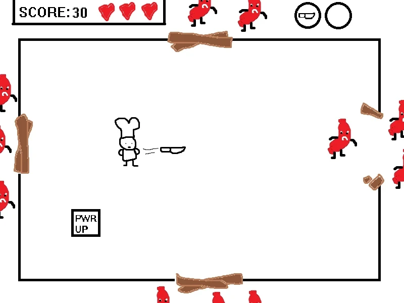 Early concept art for the gameplay.