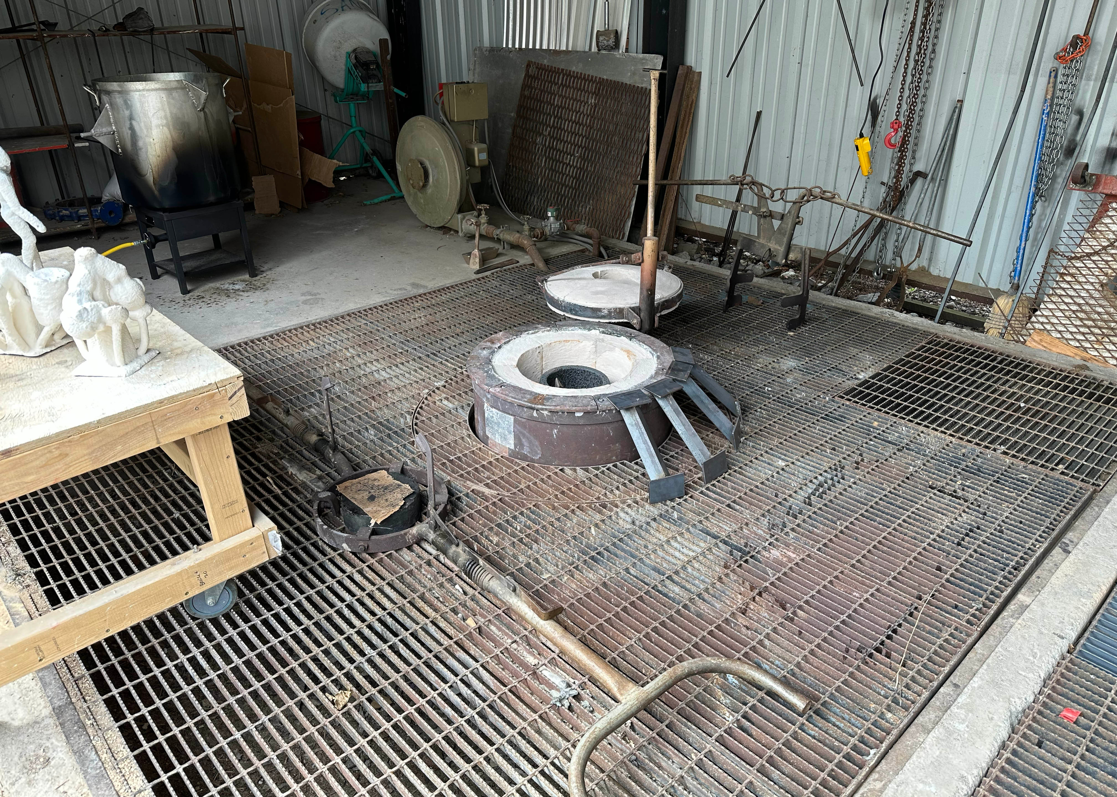 The Furnace, lid open