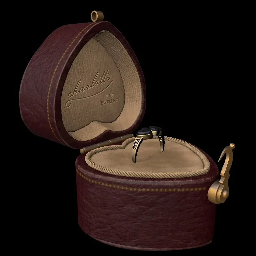 ArtStation - Luxury Ring Box – 3D Prop Model