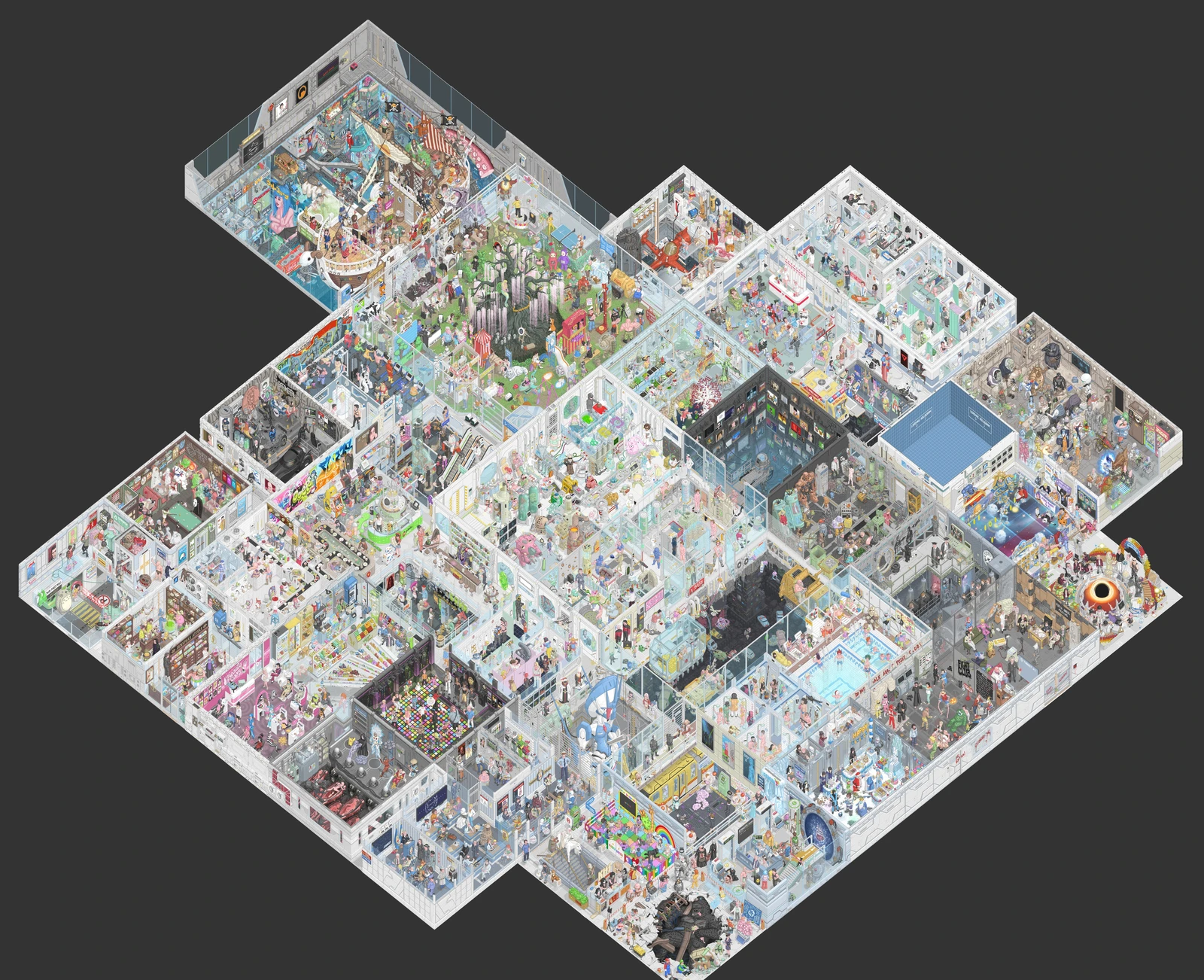 The first animation frame of entire project