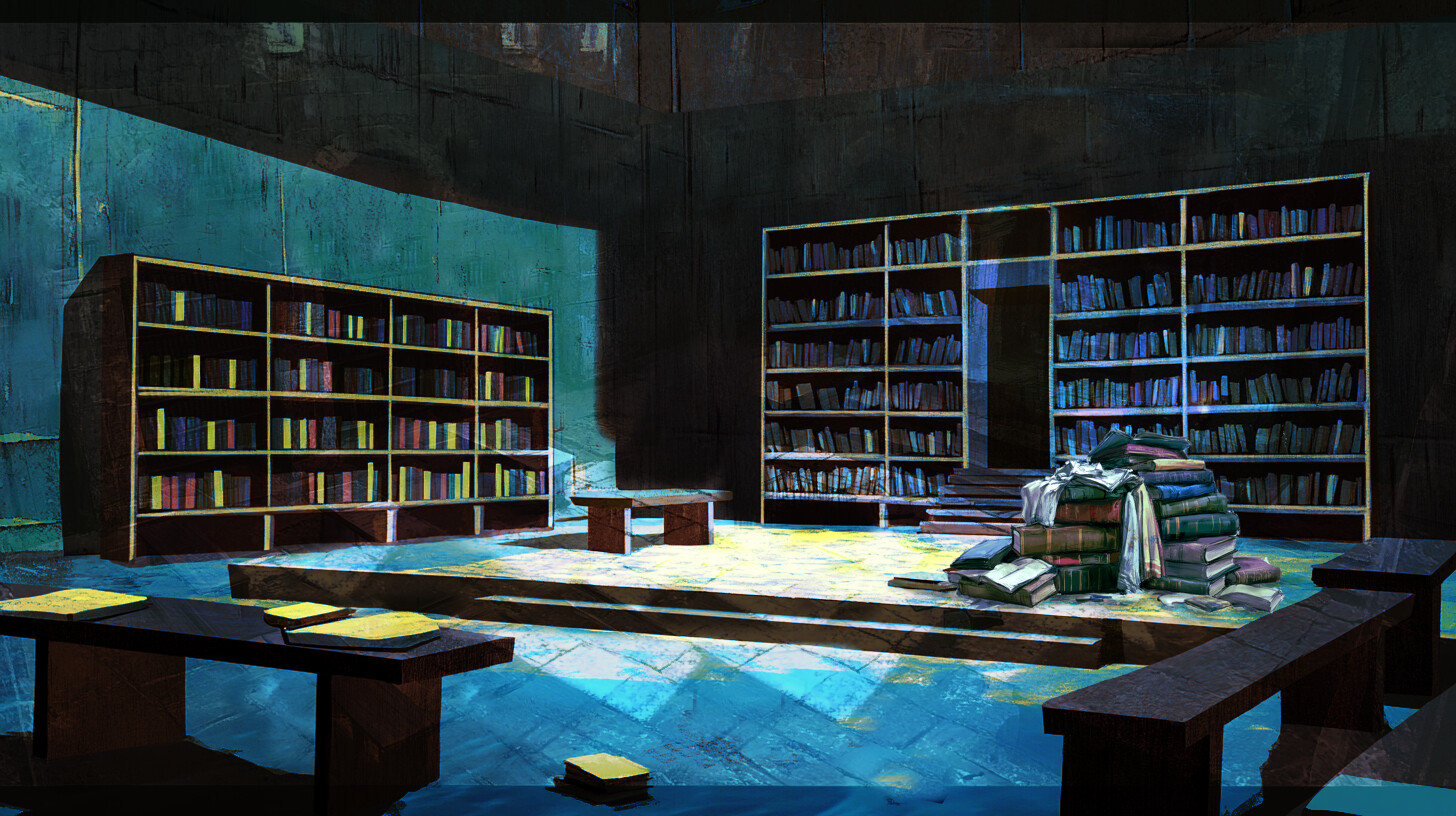 Brutalist Library