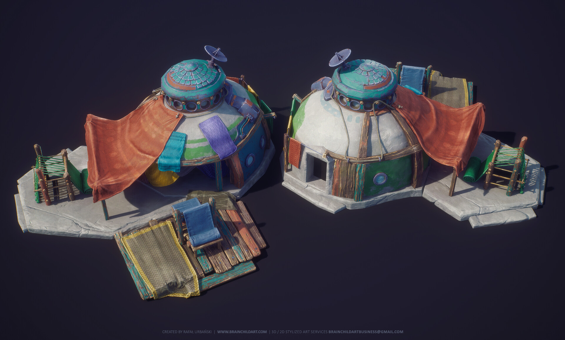 3d game artist | 3d art | Game Art | - Weaver & Tailor Stylized Lowpoly ...