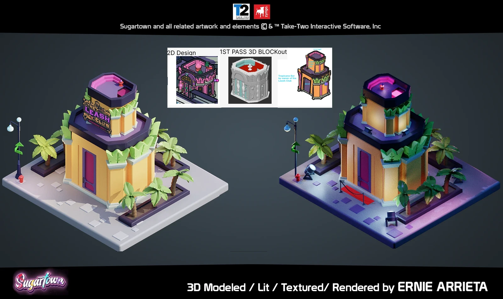 - Pre-Viz - 
Translated 2D to 3D Stylized Environments