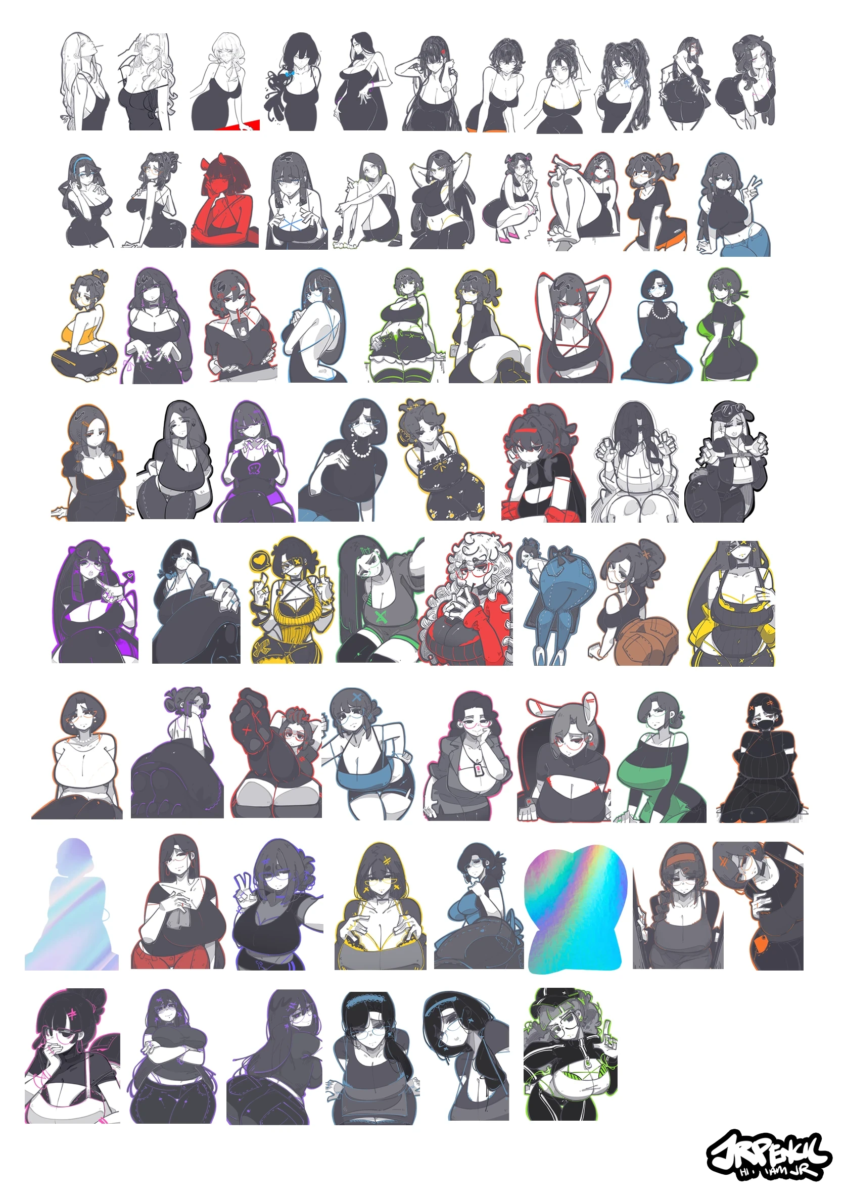 Jr Pencil - 2951 - 绿/ green 5 Sep 2025 #画画#doodle