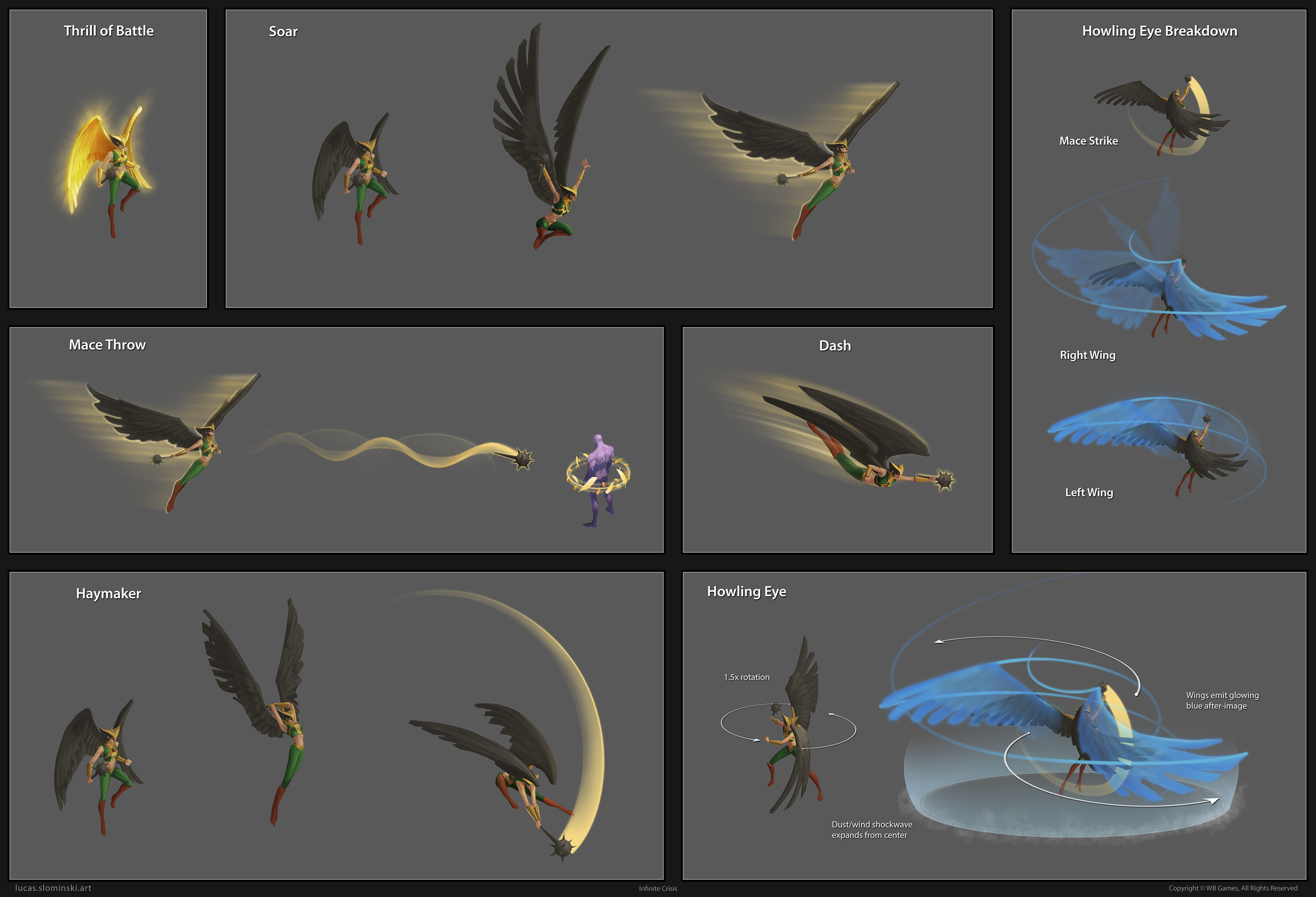 Hawkgirl Skill FX