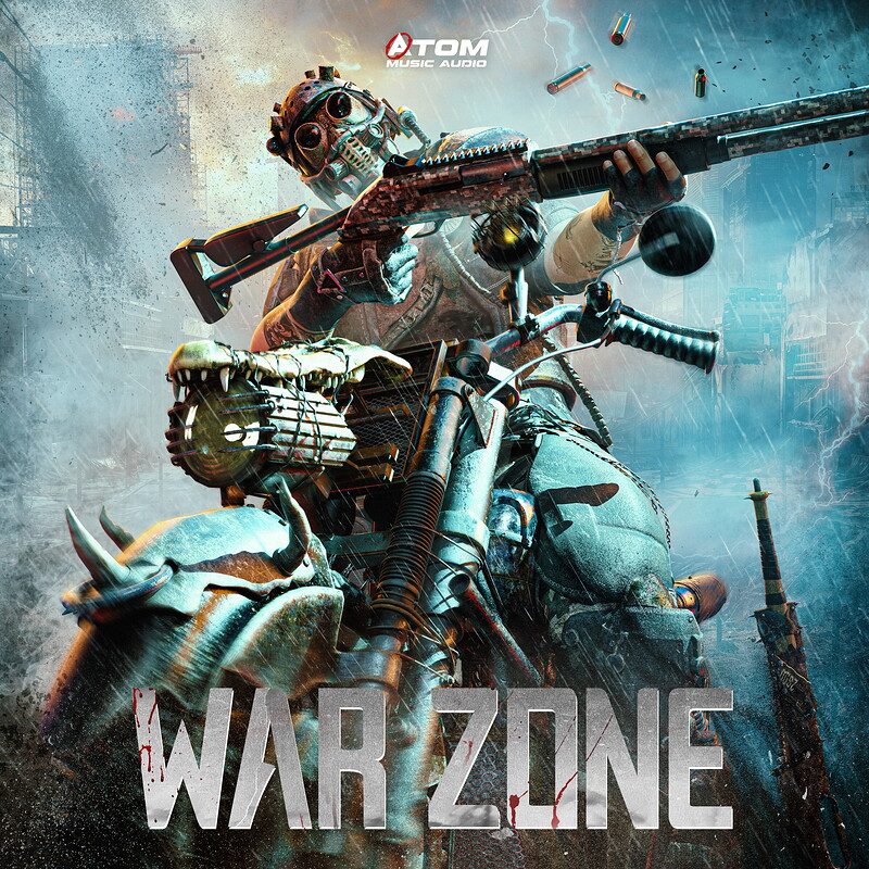 WAR ZONE – 3D Cinematic Key Art | Post-Apocalyptic Shooter (Borderlands x Mad Max Style)