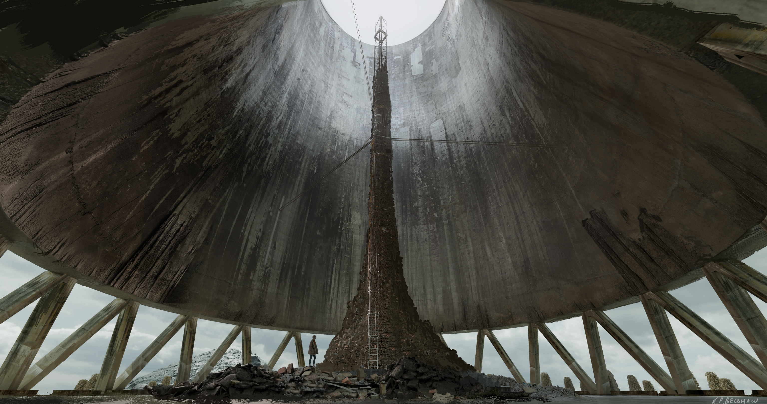 Early explorations for the Bone Temple integrated with man made structures