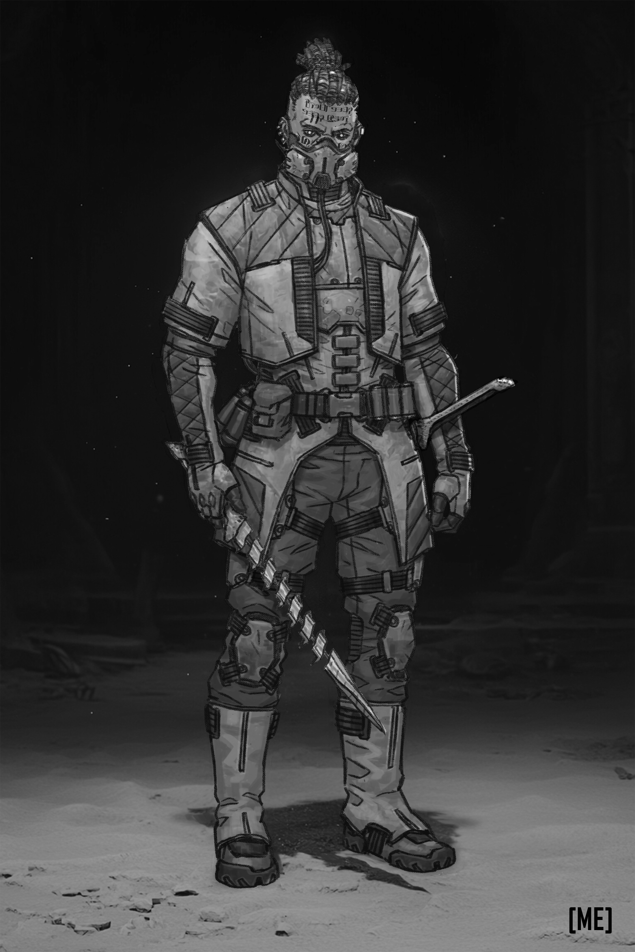 Dune inspired character design.