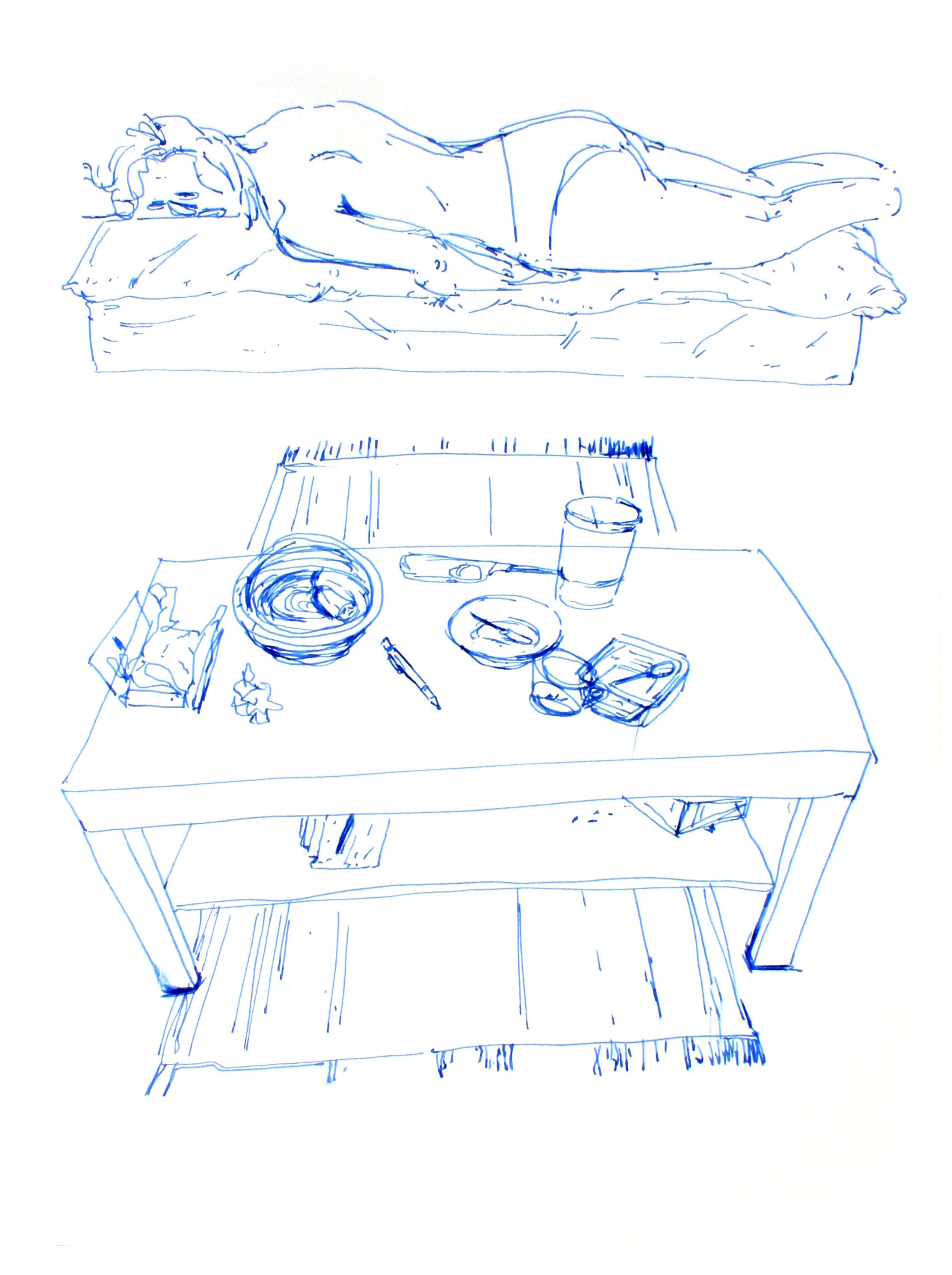 Untitled- 22x28 cm- Ink on paper, 2024