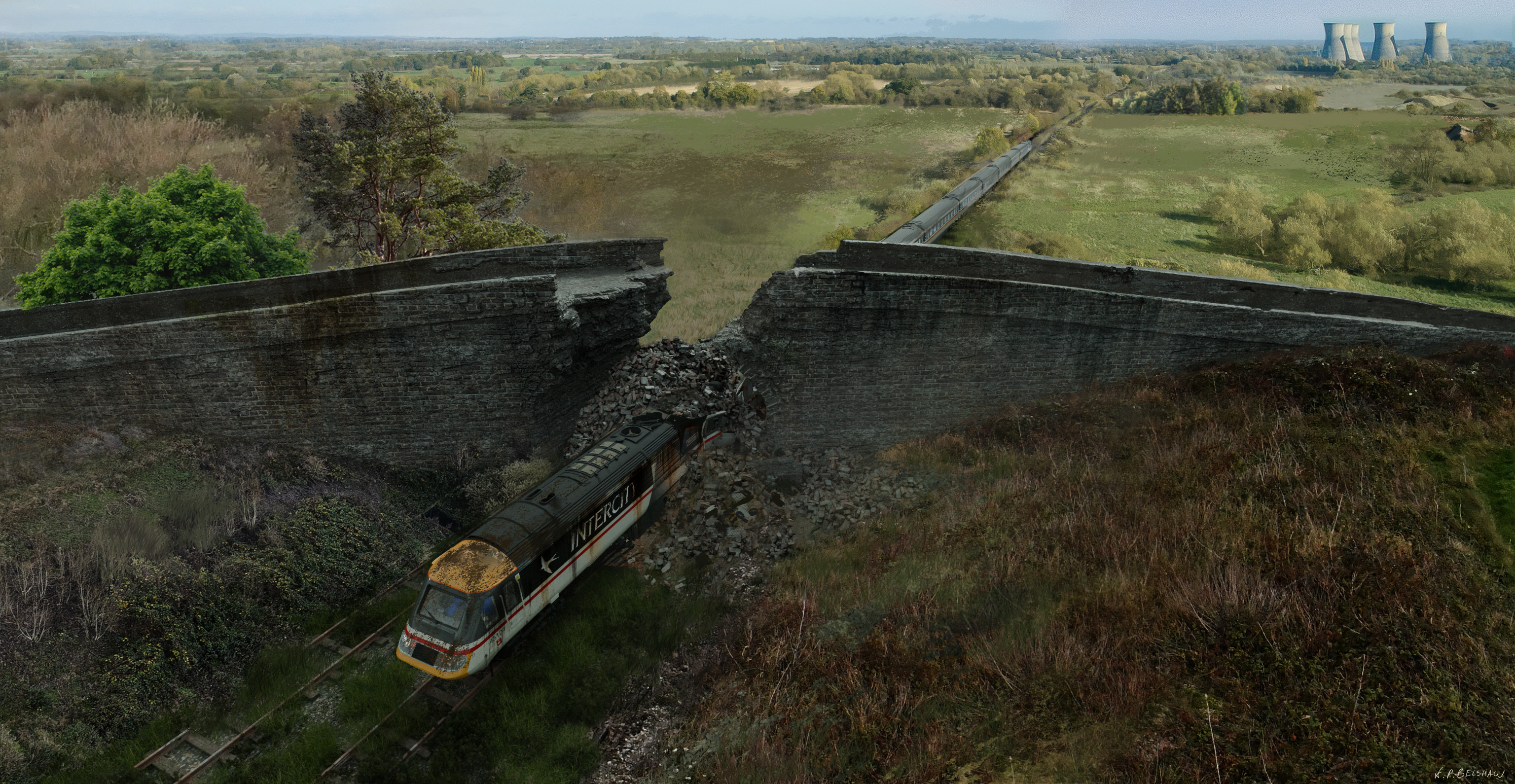 Abandoned train concept (v001)
