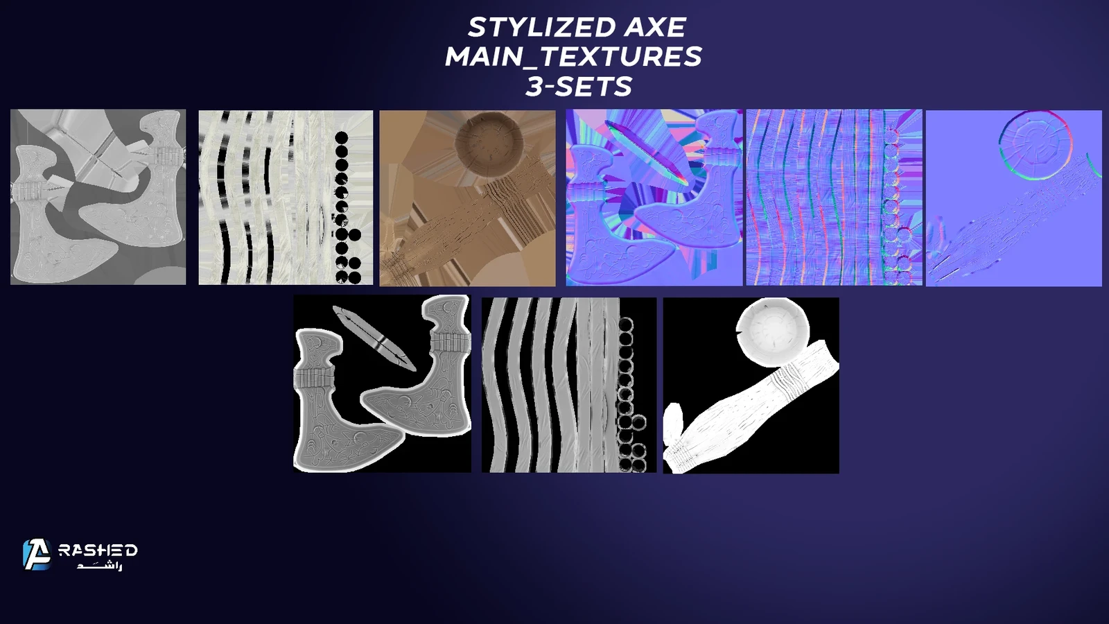 Stylized Axe | فأس ستايلز
Main_Textures