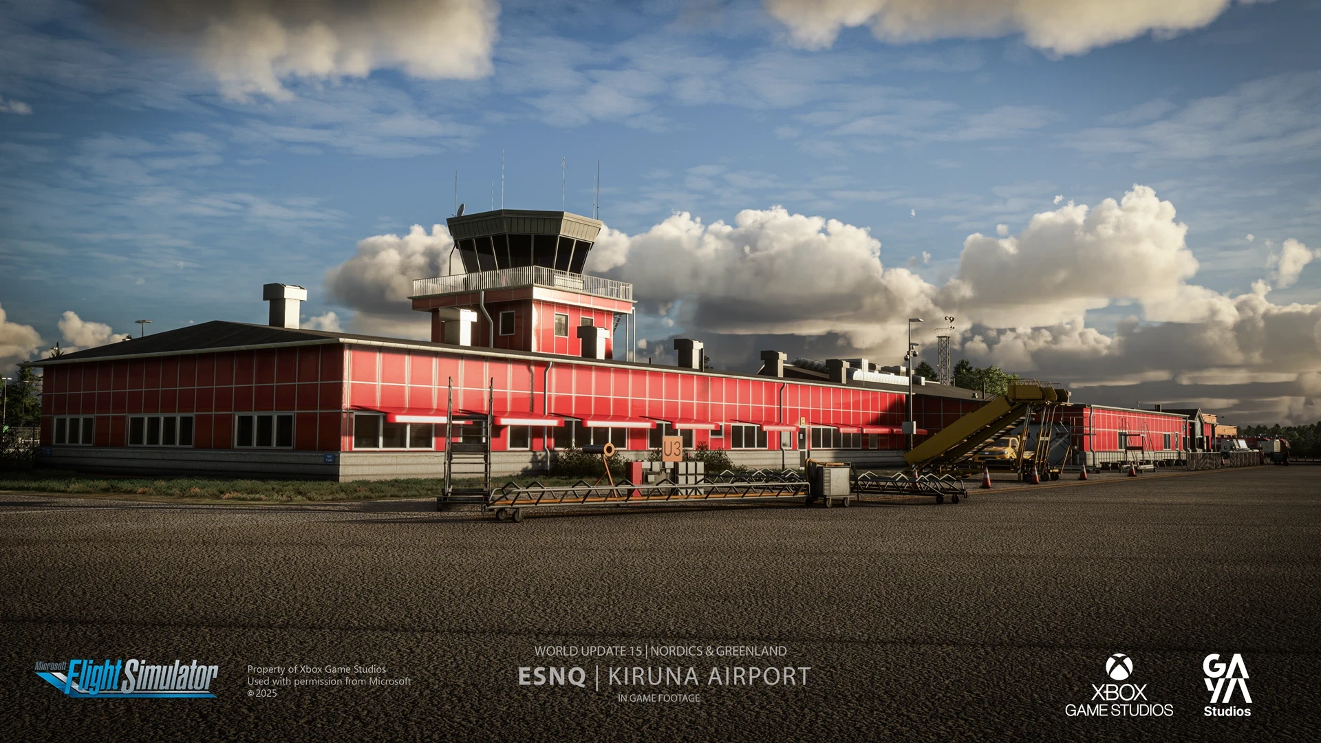 ArtStation - ESNQ | Kiruna Airport | World Update 15 | Nordics & Greenland