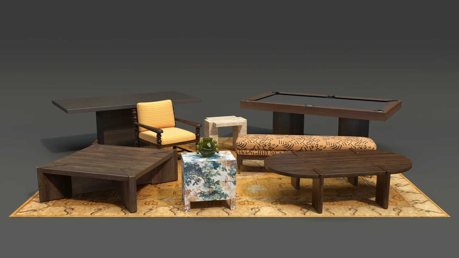 Furniture created specifically for this project