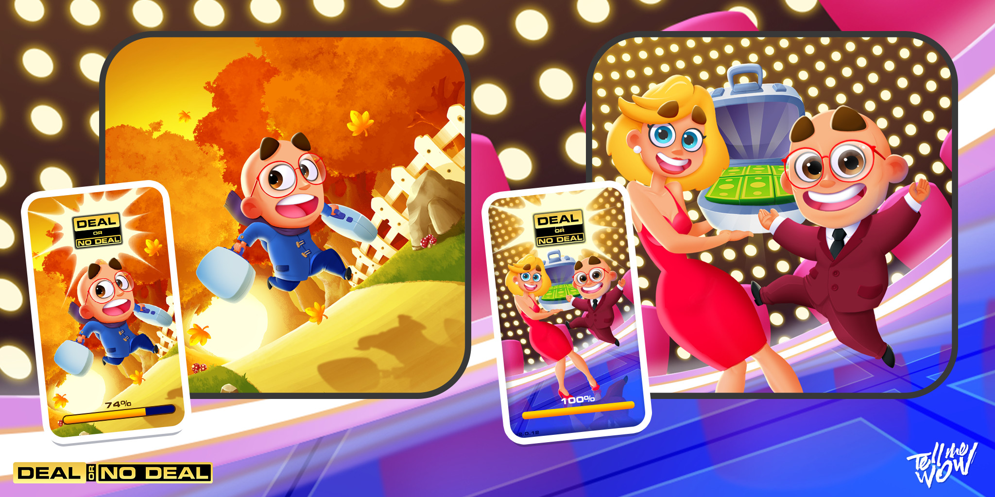 Some of the images prepared for the game's splash screen.
