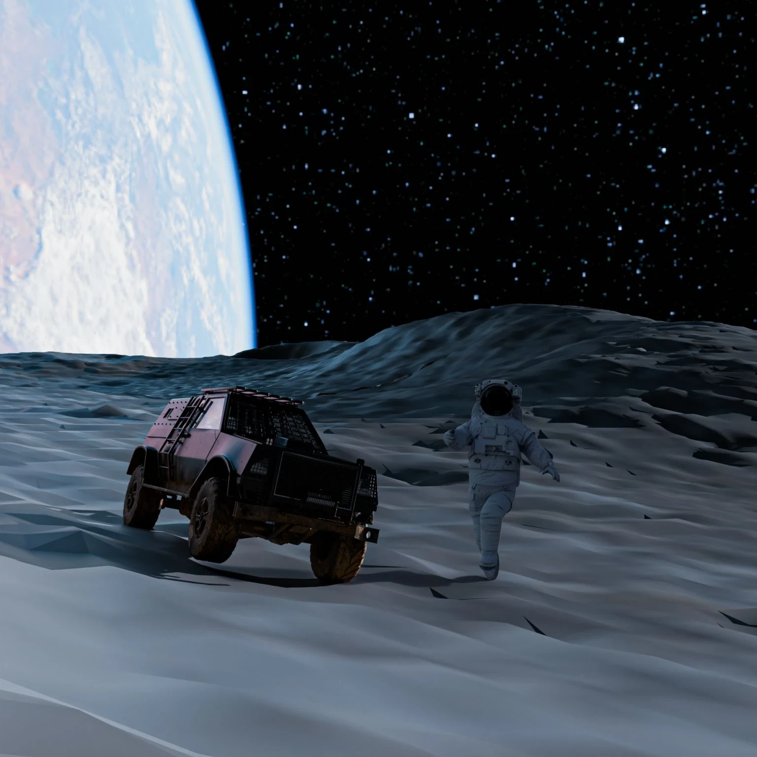 A Cinematic Escape in Space with Blender