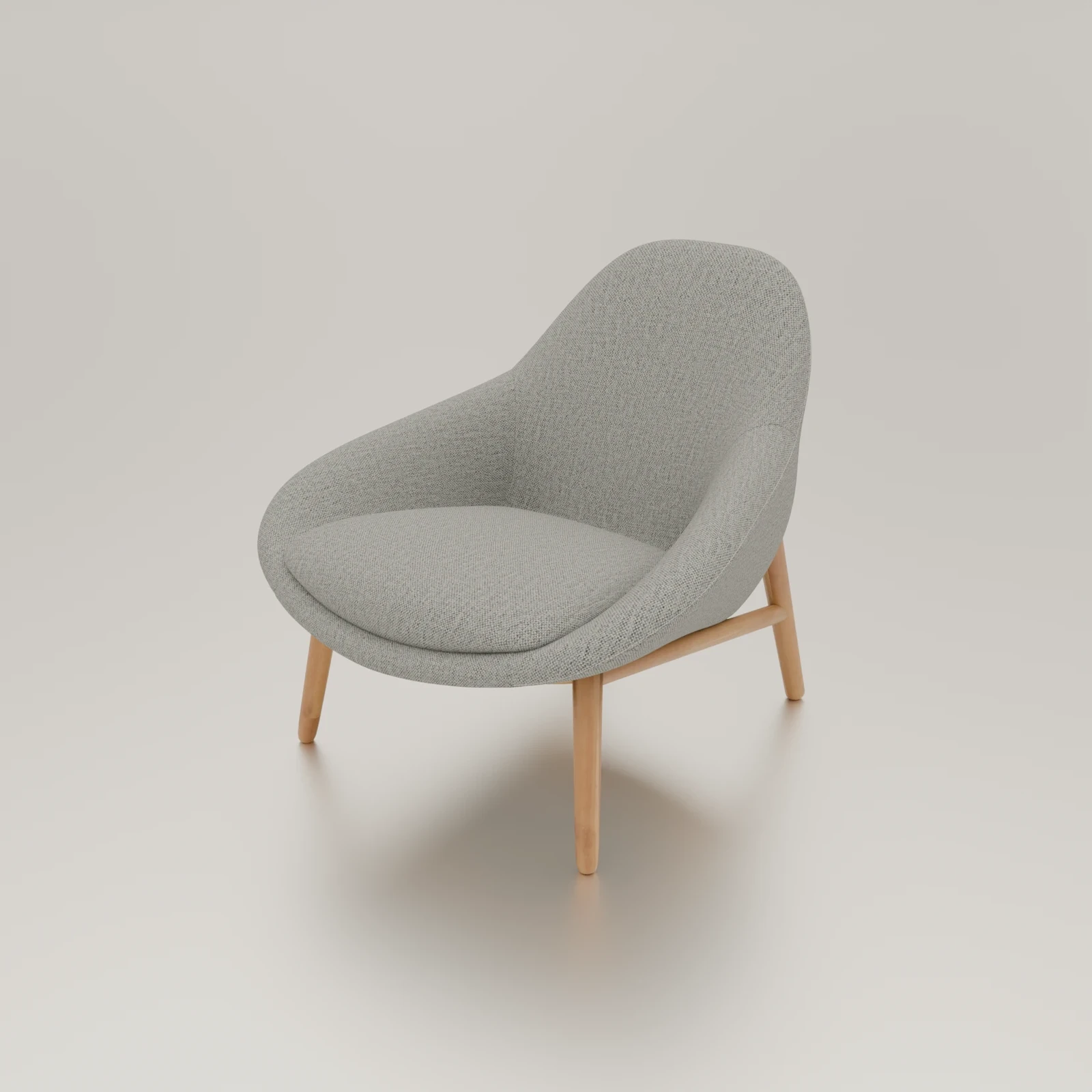 Modern Armchair Design Created in Blender