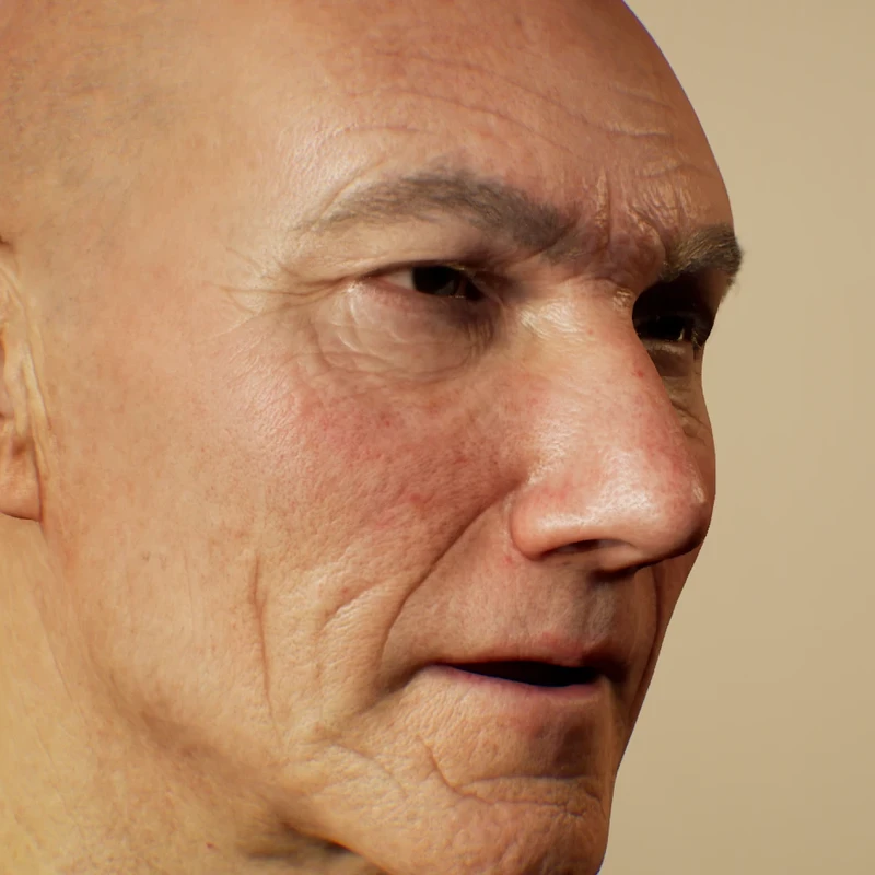 Sir Patrick Stewart — MetaHuman Likeness Study (UE5 Real-Time)