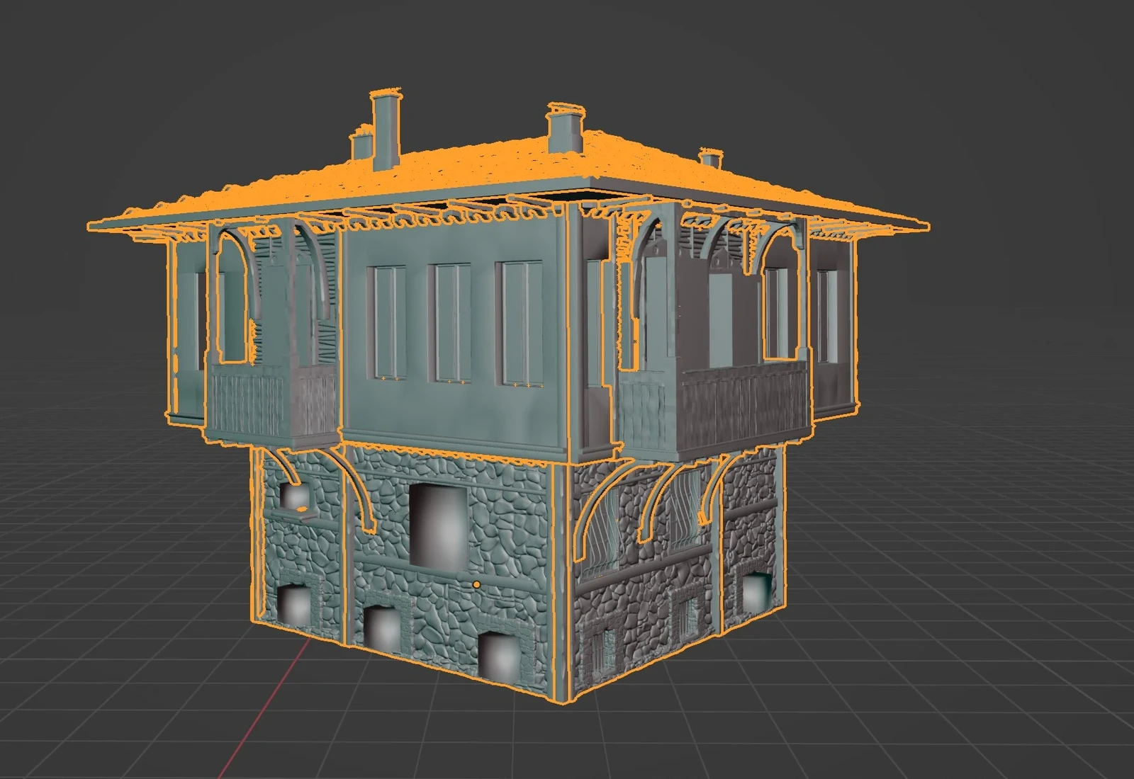 Simple Building non baked