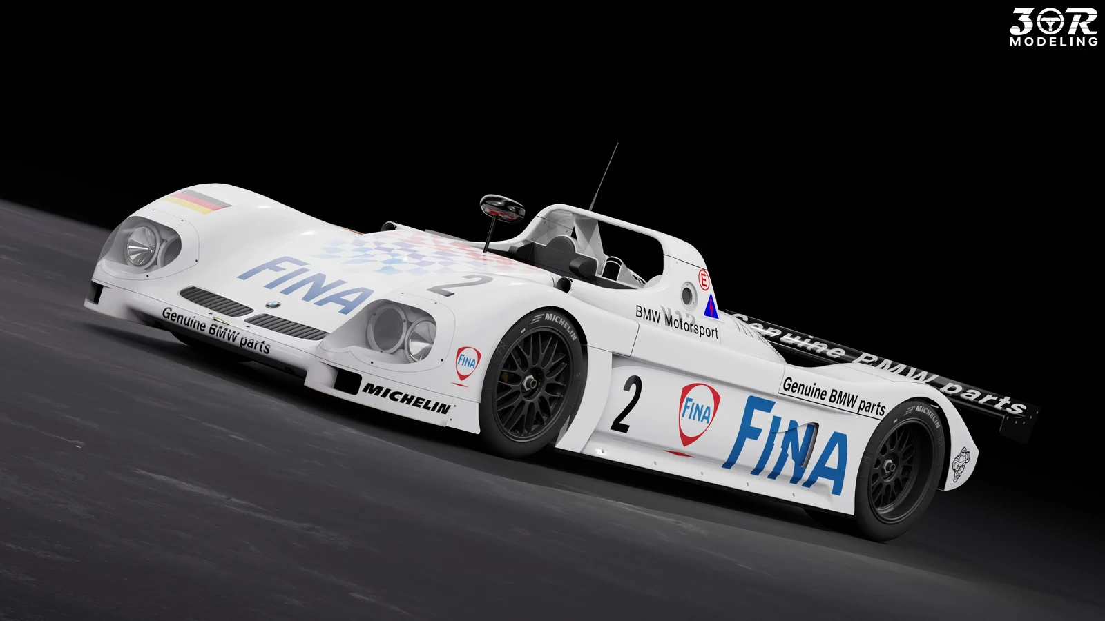 #002/98 BMW Motorsport n°2, Essais Pré-Qualificatifs 24h Du Mans 98: 11th. Made by me 