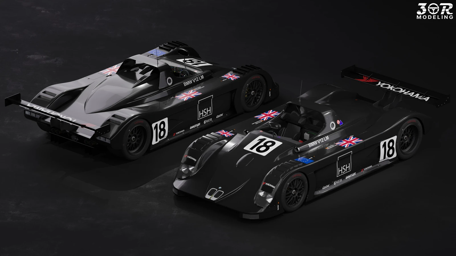 #001/98 Price&amp;Bscher n°18, Essais Préqualificatifs 24 Heures du Mans 99: 18th. Made by me