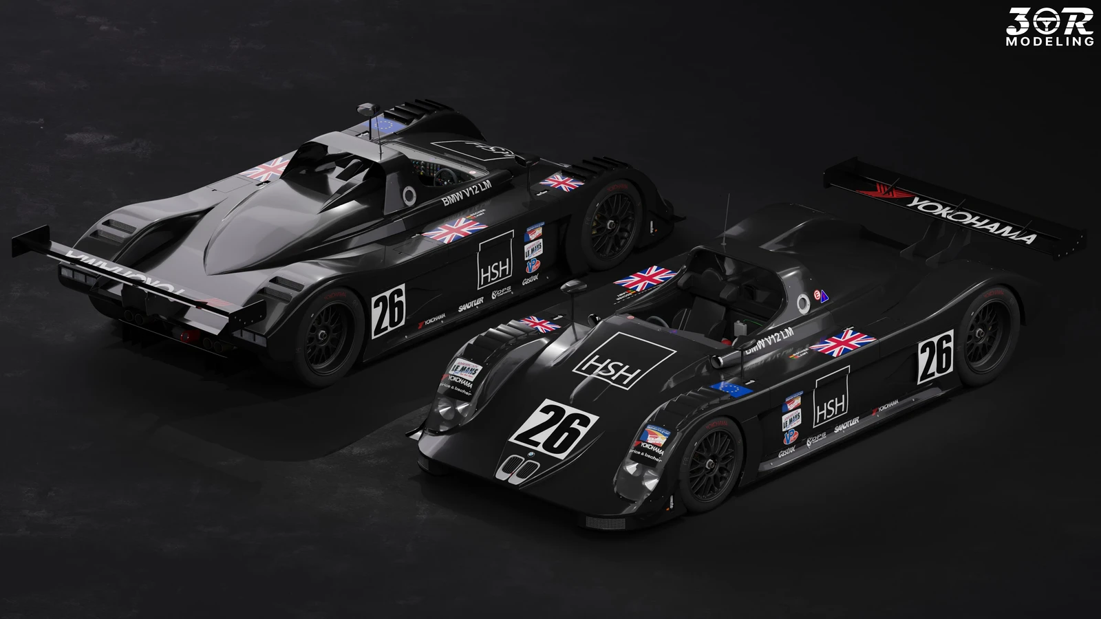 #001/98 Price&amp;Bscher n°26, ALMS 99 Sears Point GP and Portland GP: 7th and 5th. Made by Sylphide, edited by me