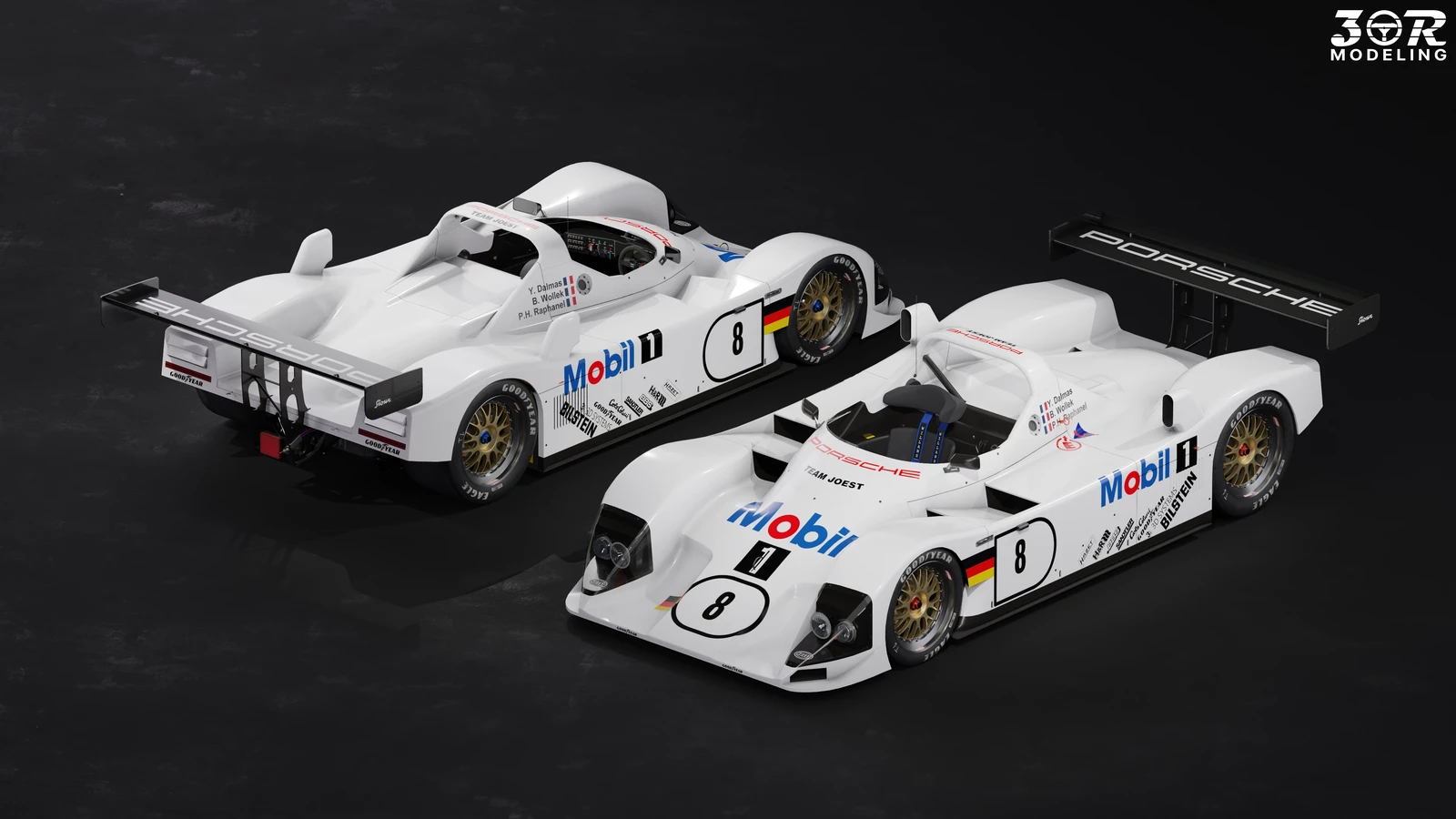 WSC 002, Porsche AG N°8, Essais Préqualificatifs 24 Heures du Mans: 17th 