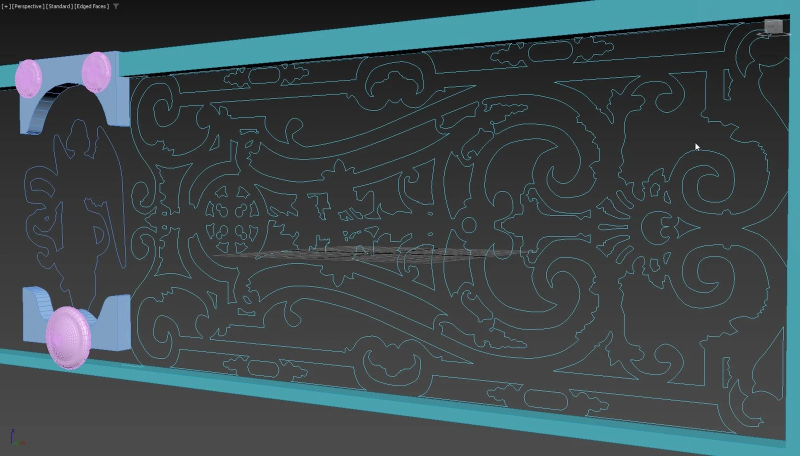 Rebuilding the ironwork in splines