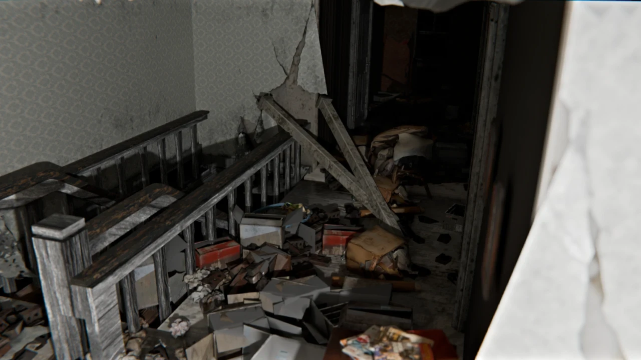 Abandoned House Demo Scene rendered in Cycles