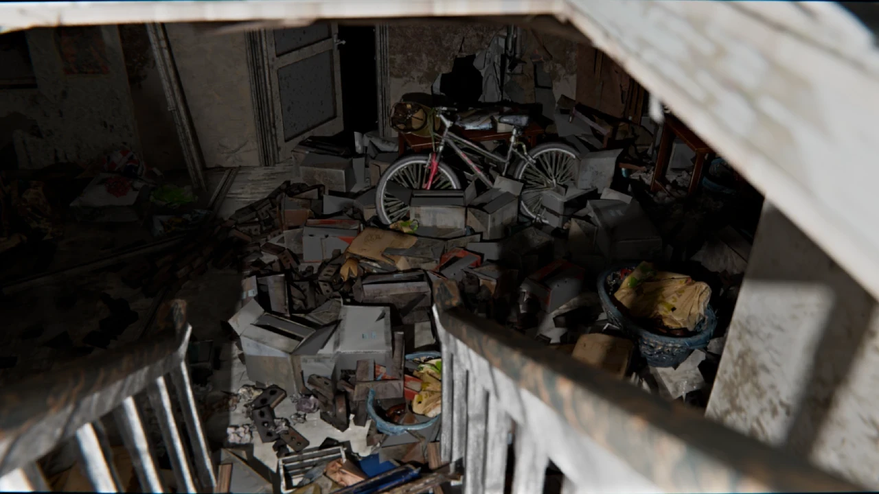 Abandoned House Demo Scene rendered in Cycles