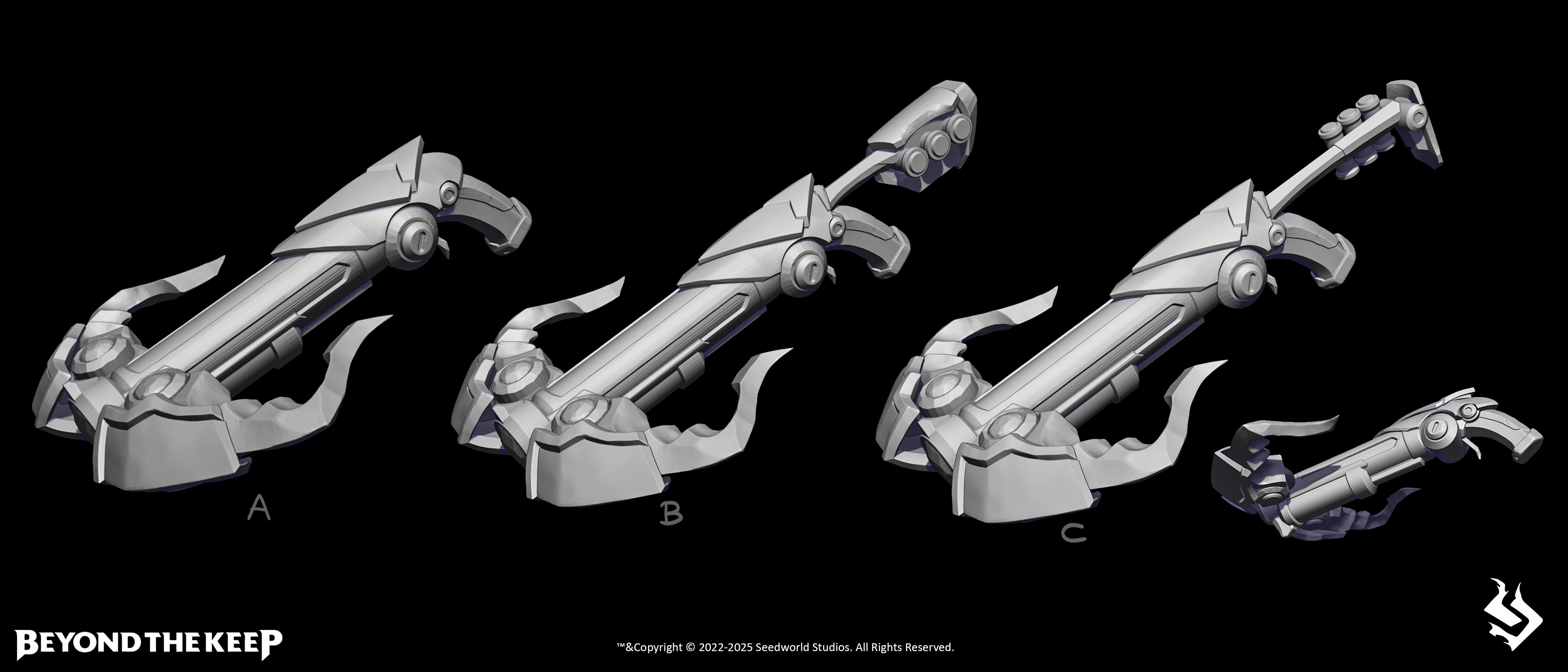Crossbow 3d concept variations