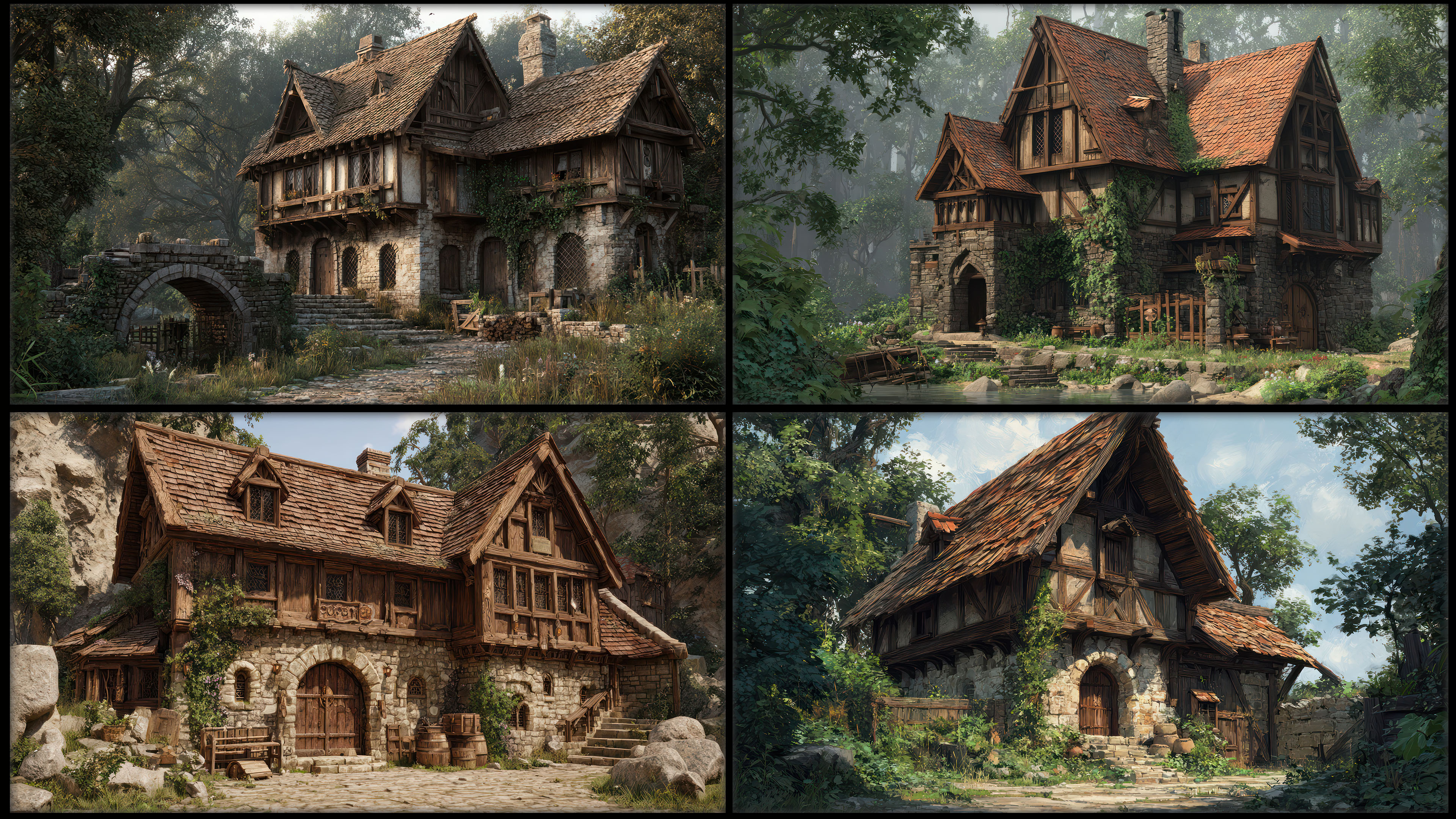 230 Medieval Cottage - Environment Concept Reference Image Pack v.471 |4K|
https://www.artstation.com/a/50376031