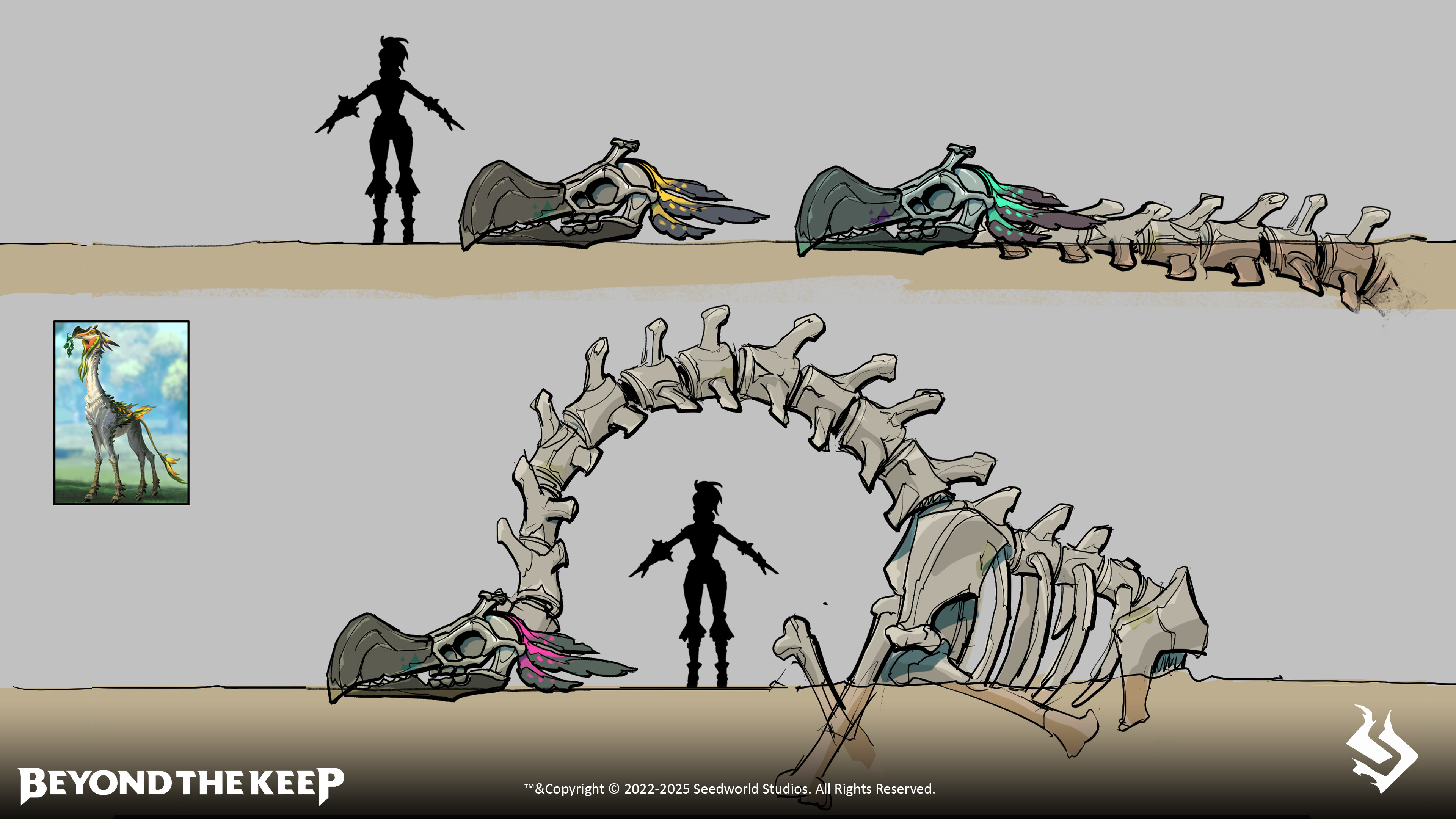 giraffe skeleton concept