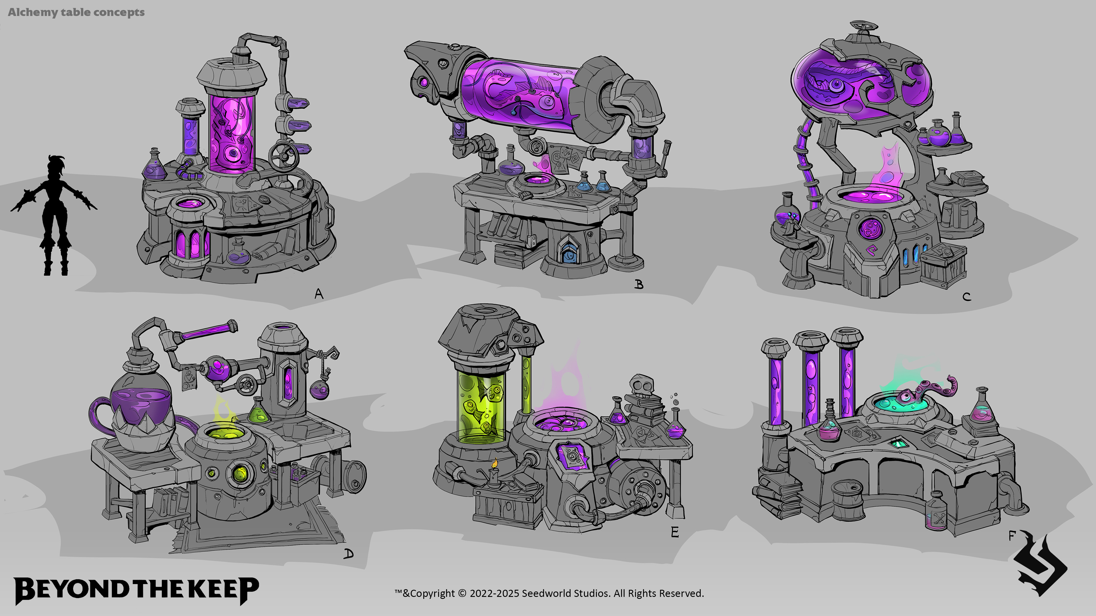 Alchemy table sketches
