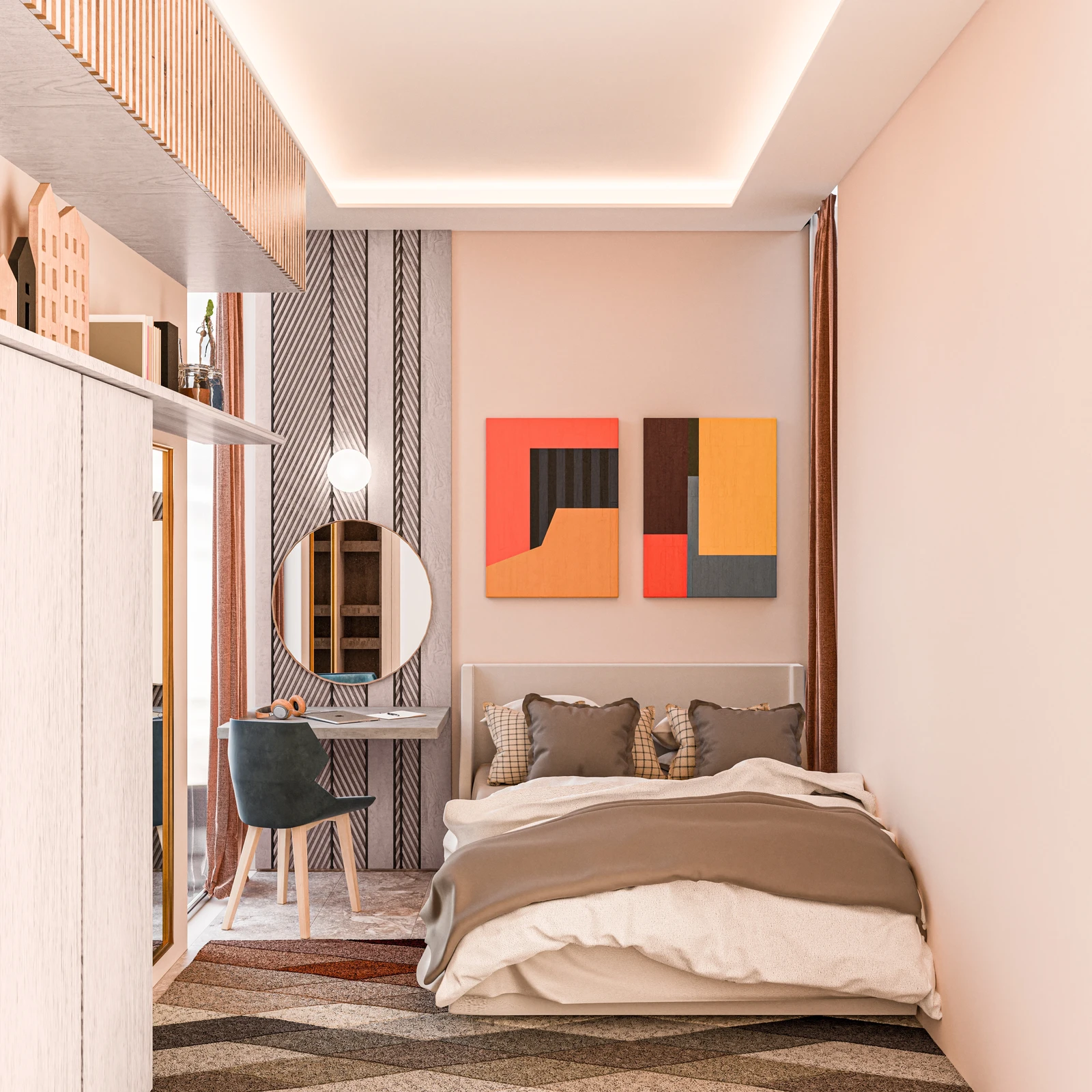 Spare Bedroom Propposal B / secondary bedroom