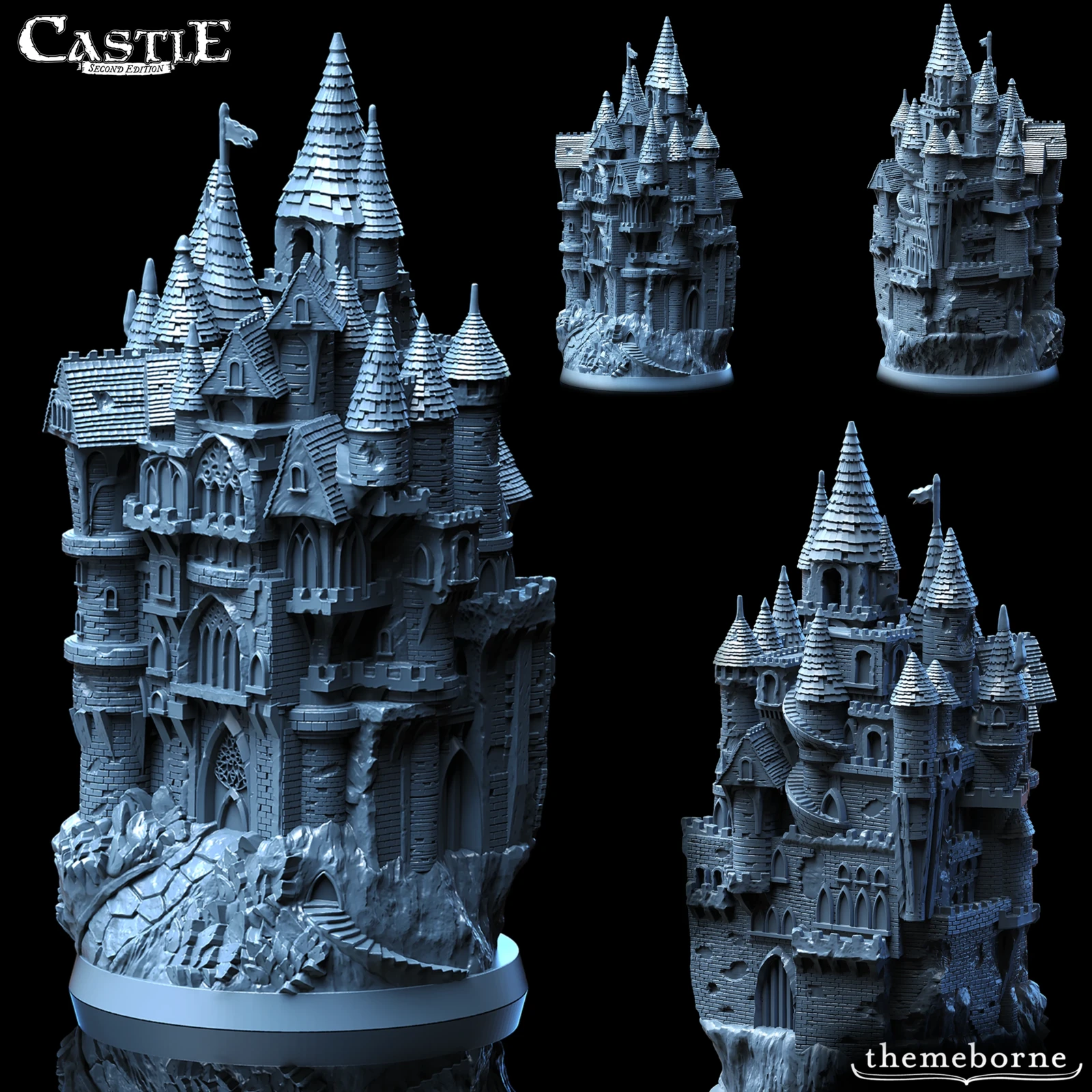 Dark Castle miniature backer gift - Escape the Dark Castle by Themeborne