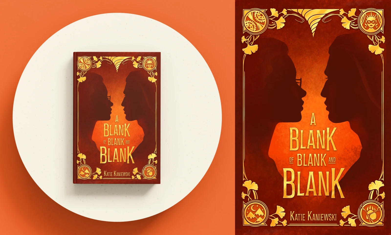 Cover Art: "A Blank of Blank and Blank"