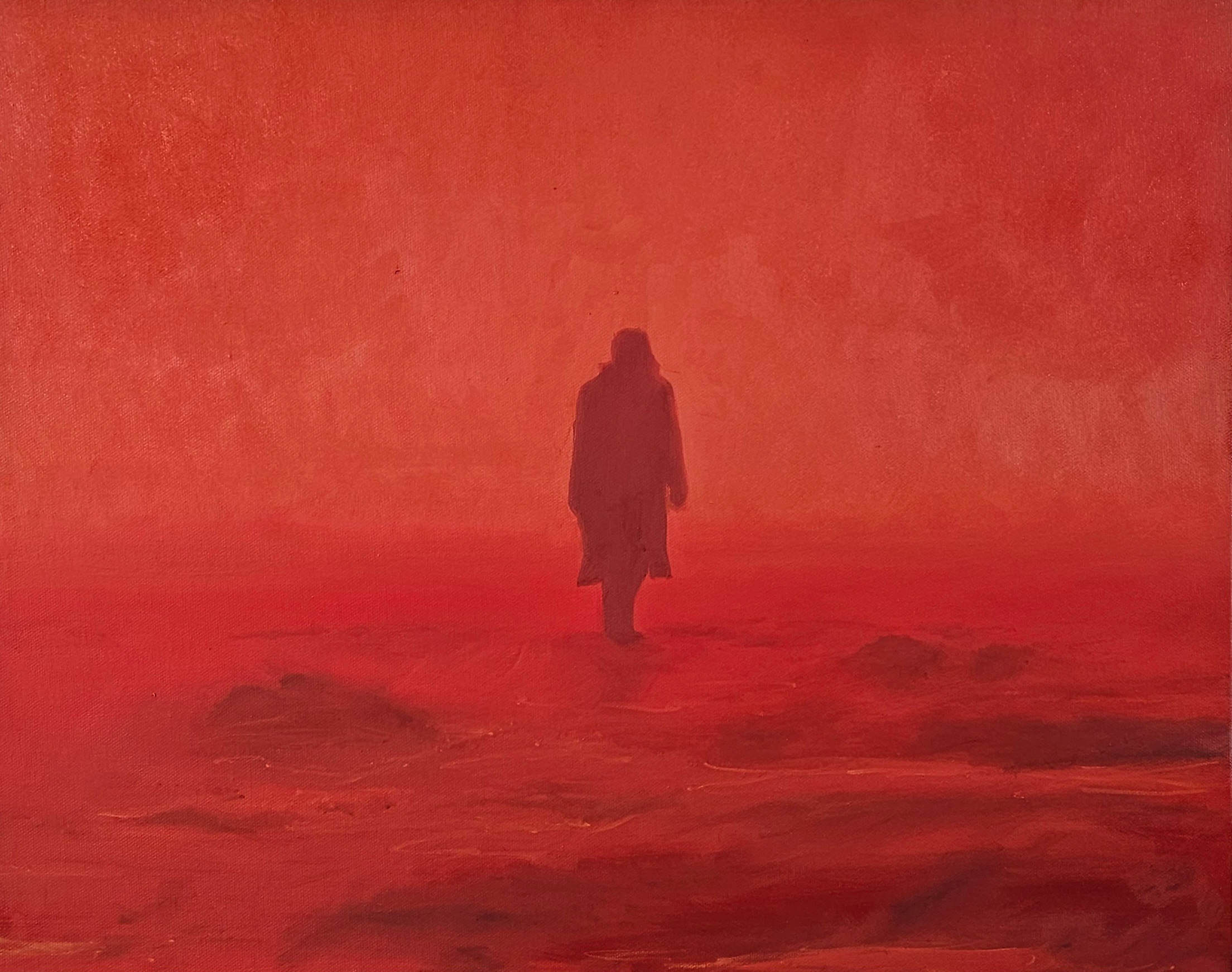 The Martian, Blade Runner inspiration, oil on canvas