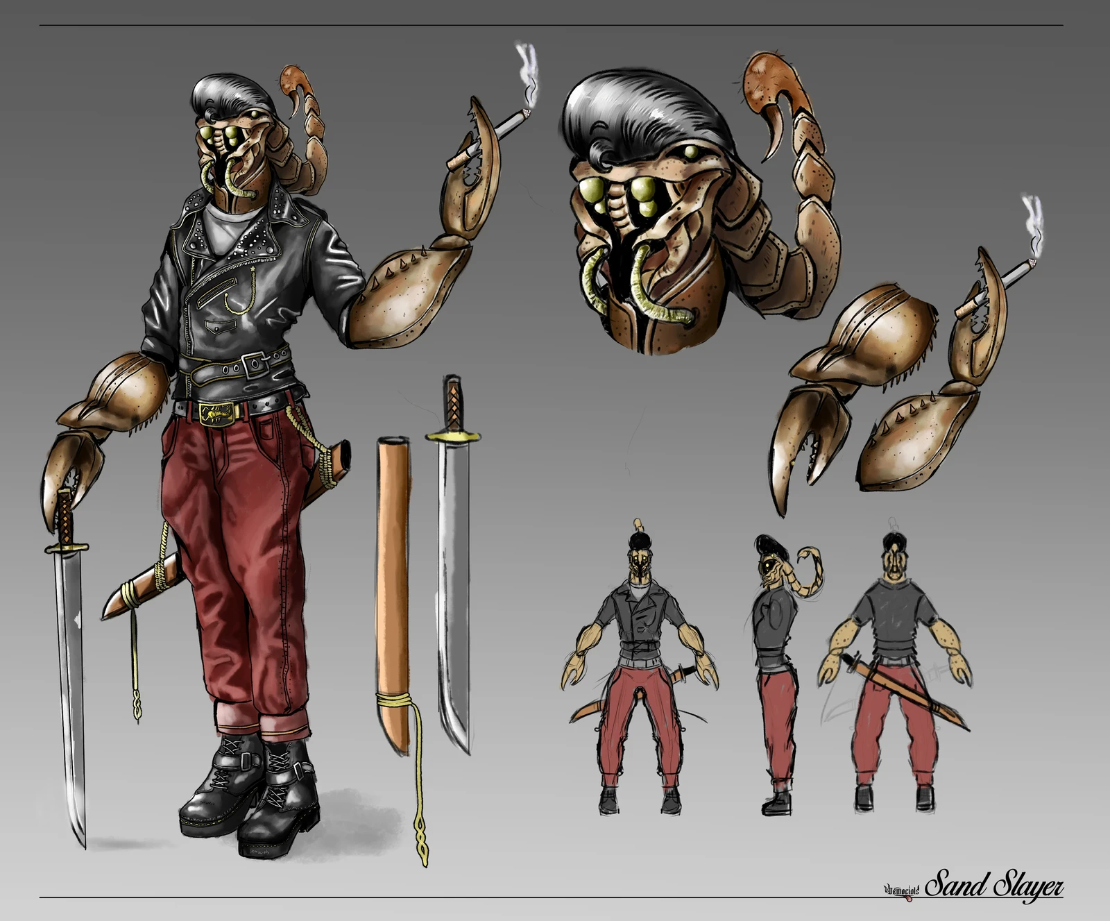Sand Slayer character sheet