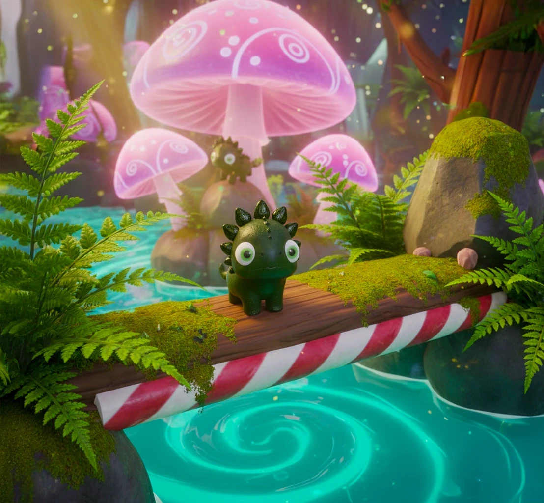 Shroom-Spike: Stylized Creature Character for Games