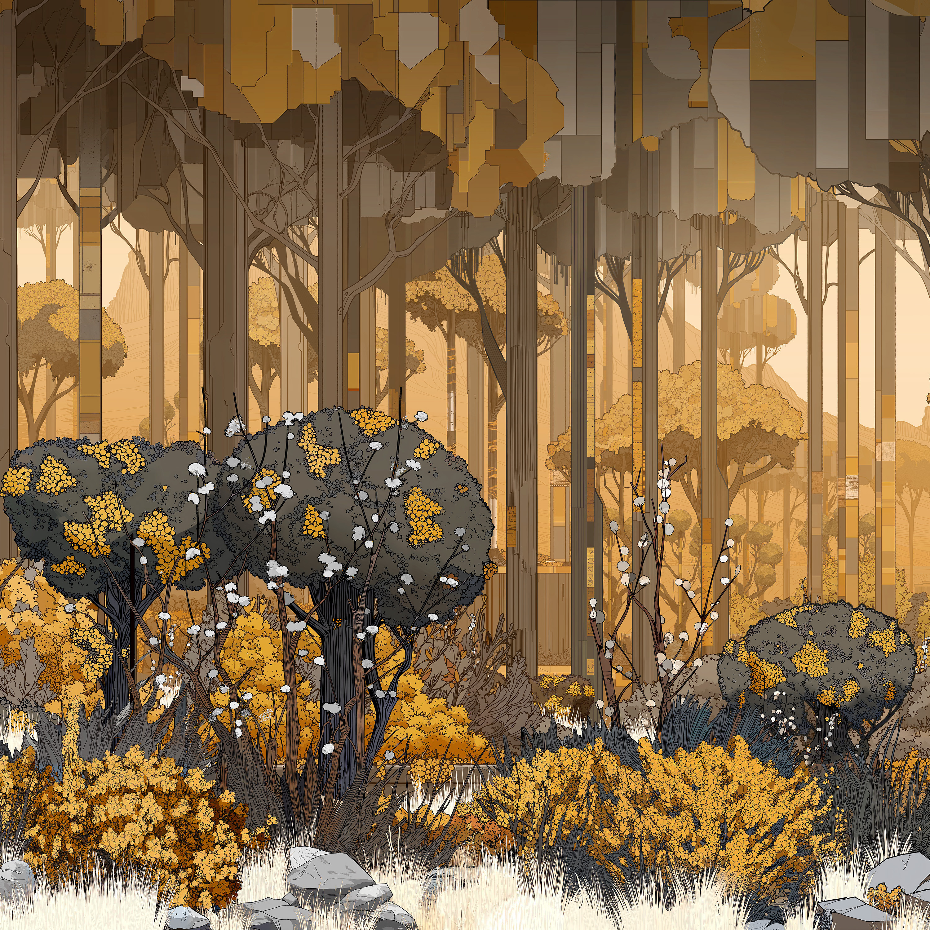 'The Forest and the Hunter' 
Square 1
