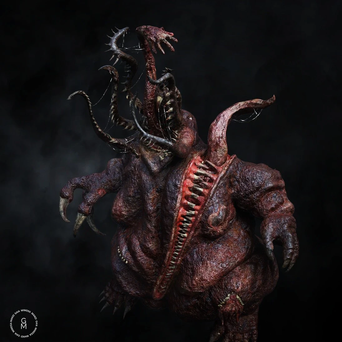 ArtStation - Gluttony monster