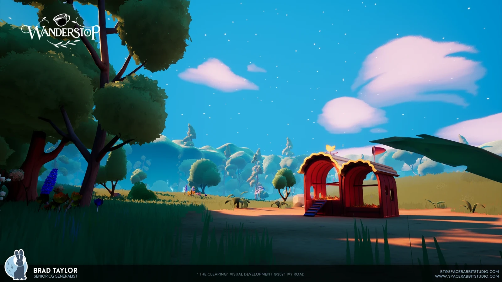 Early visual development for the Clearing